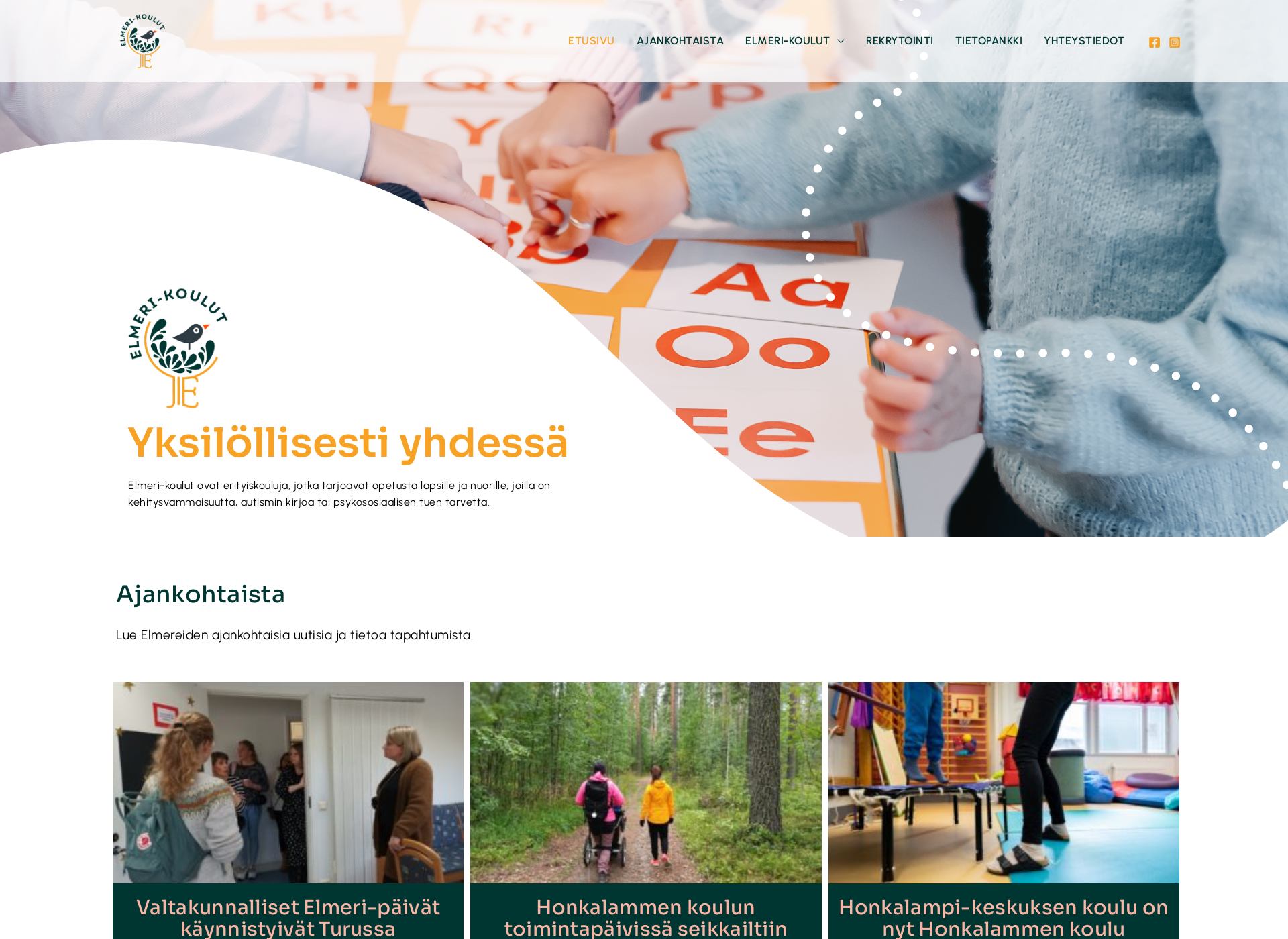 Screenshot for elmerikoulut.fi