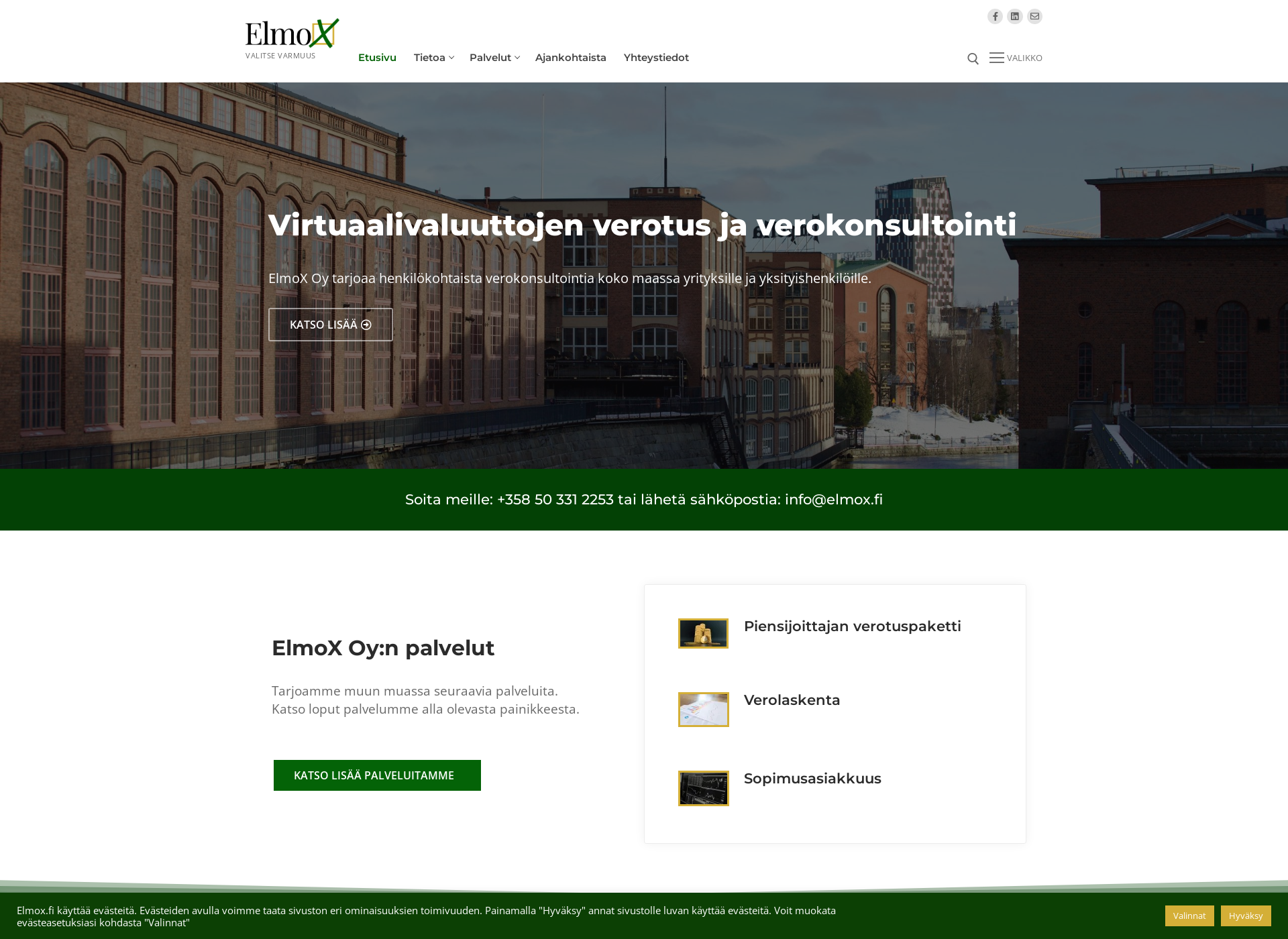 Screenshot for elmox.fi
