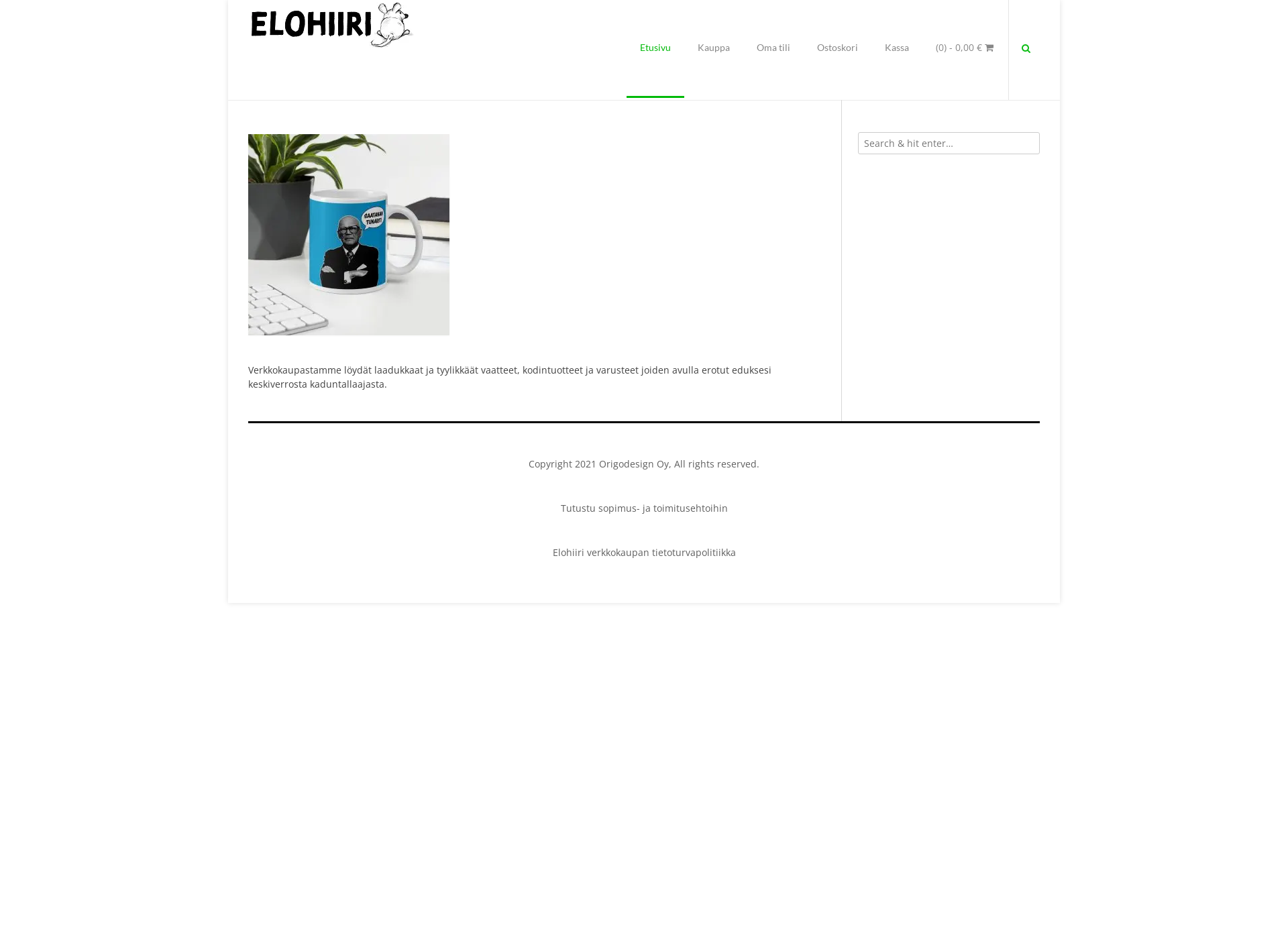 Screenshot for elohiiri.fi