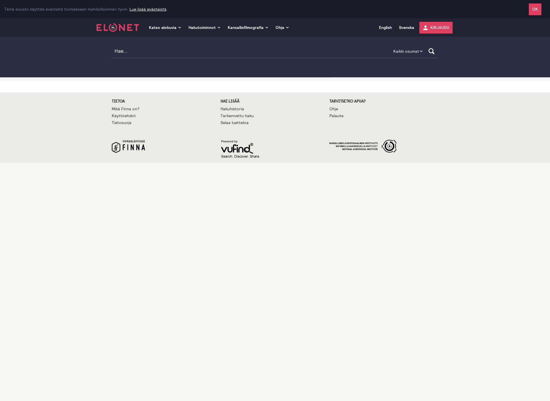 Screenshot for elonet.fi
