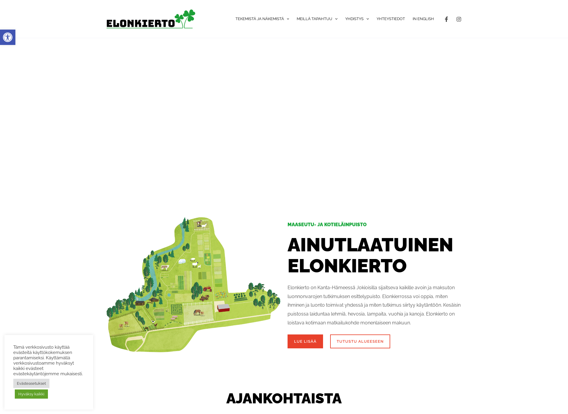 Screenshot for elonkierto.fi