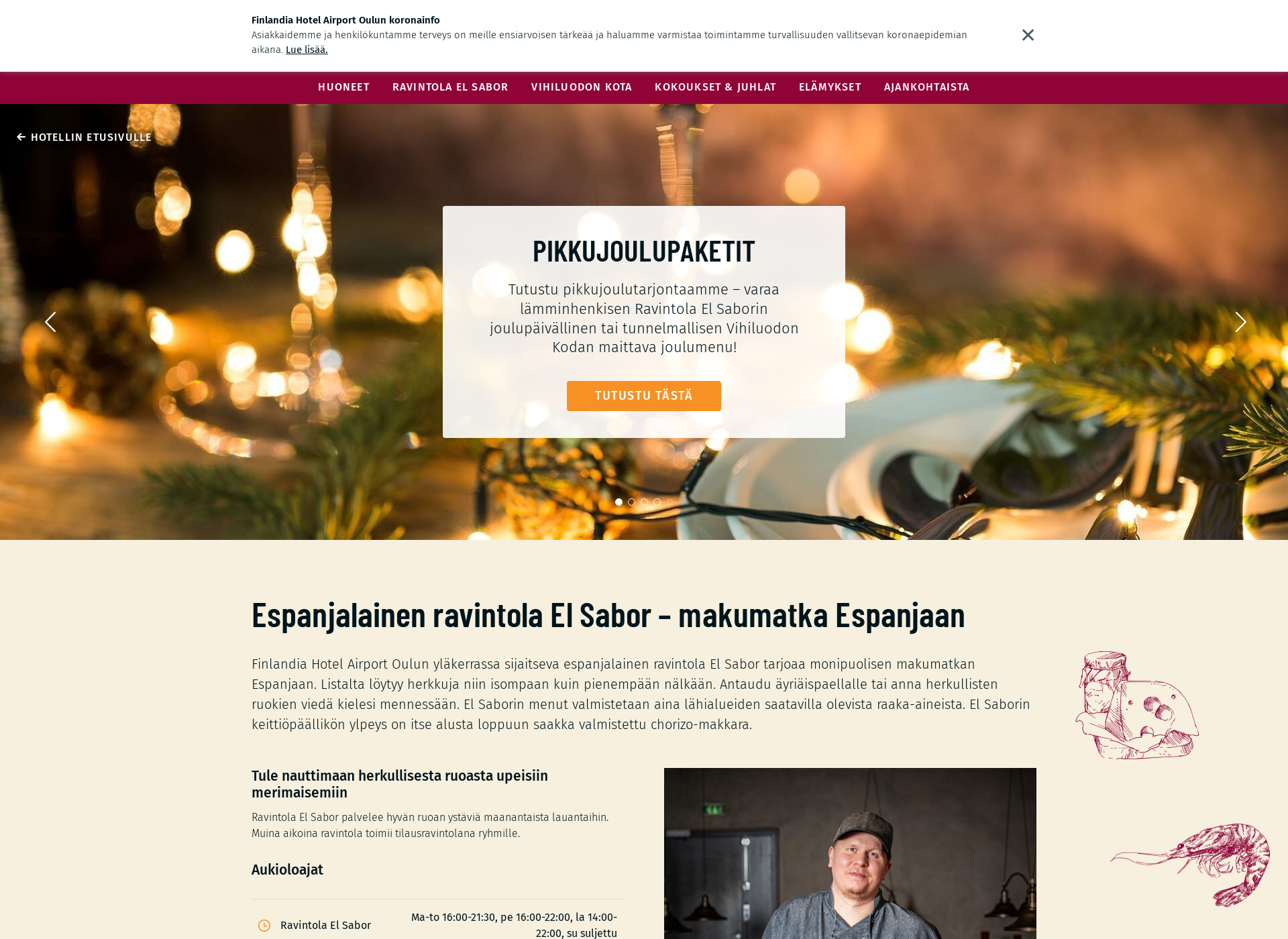 Screenshot for elsabor.fi