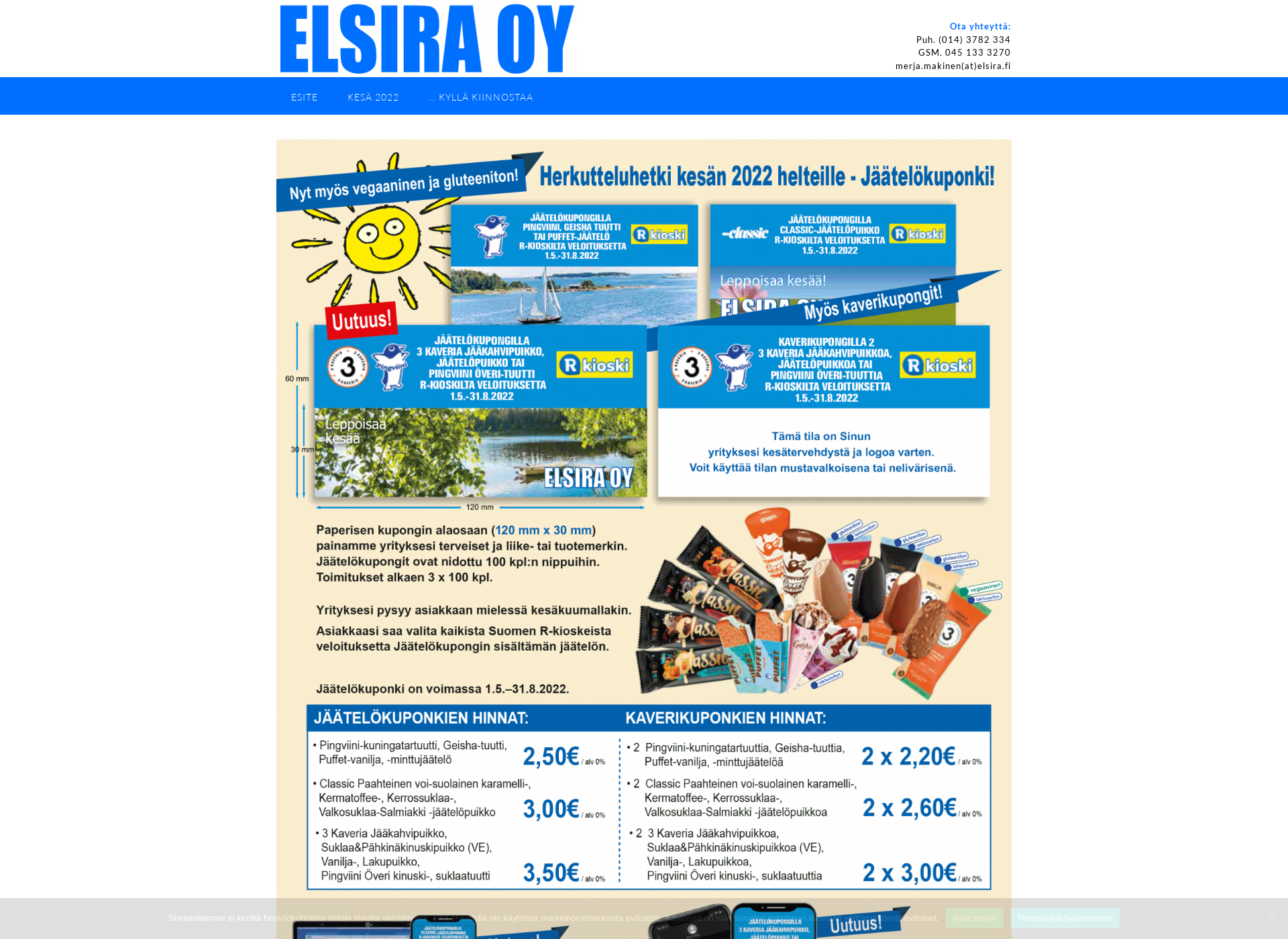 Screenshot for elsira.fi