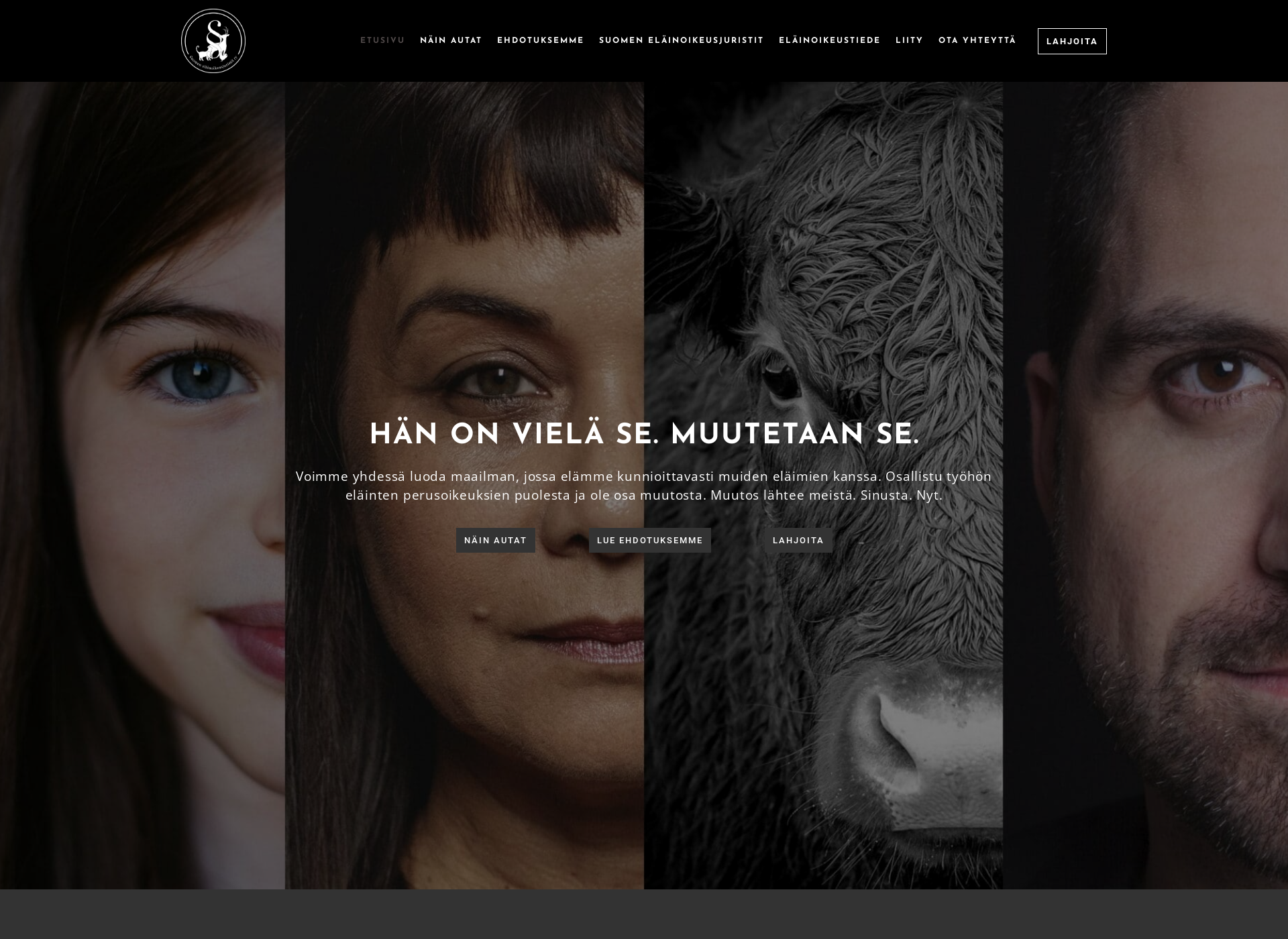 Screenshot for eläintenvuoro.fi