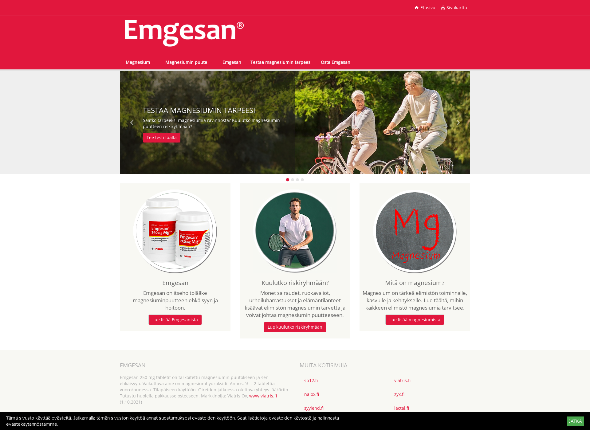 Screenshot for emgesan.fi