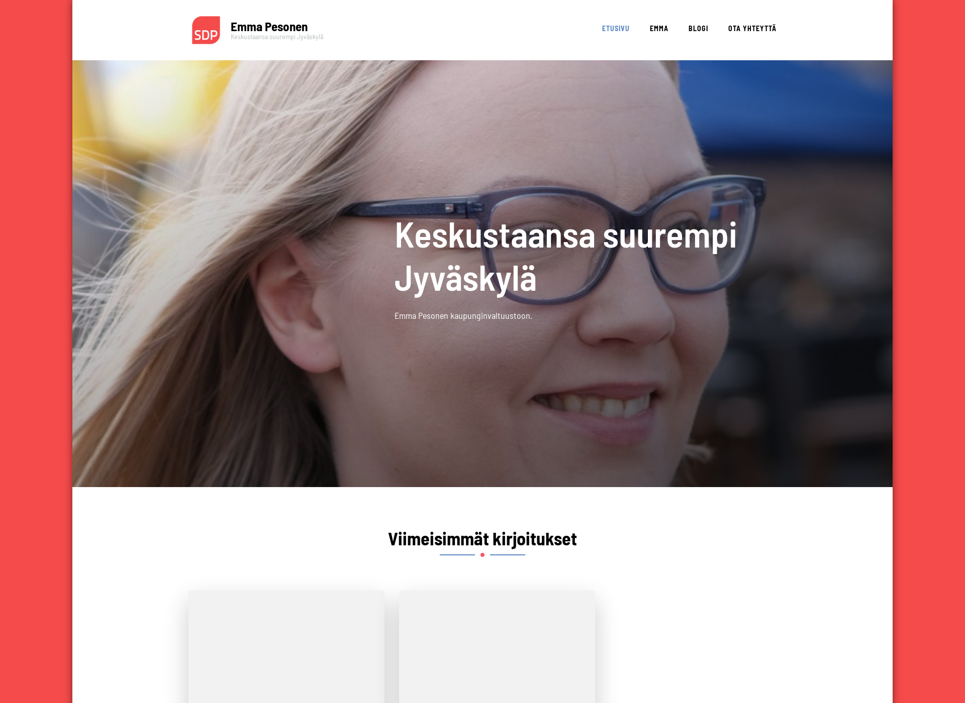 Skärmdump för emmapesonen.fi