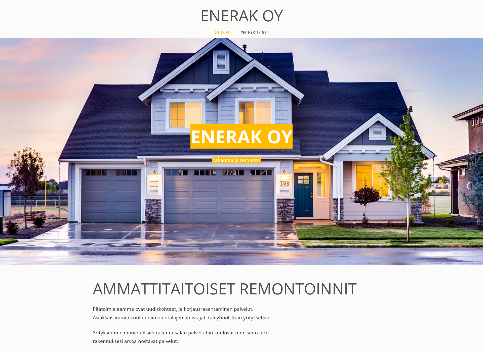 Screenshot for enerak.fi