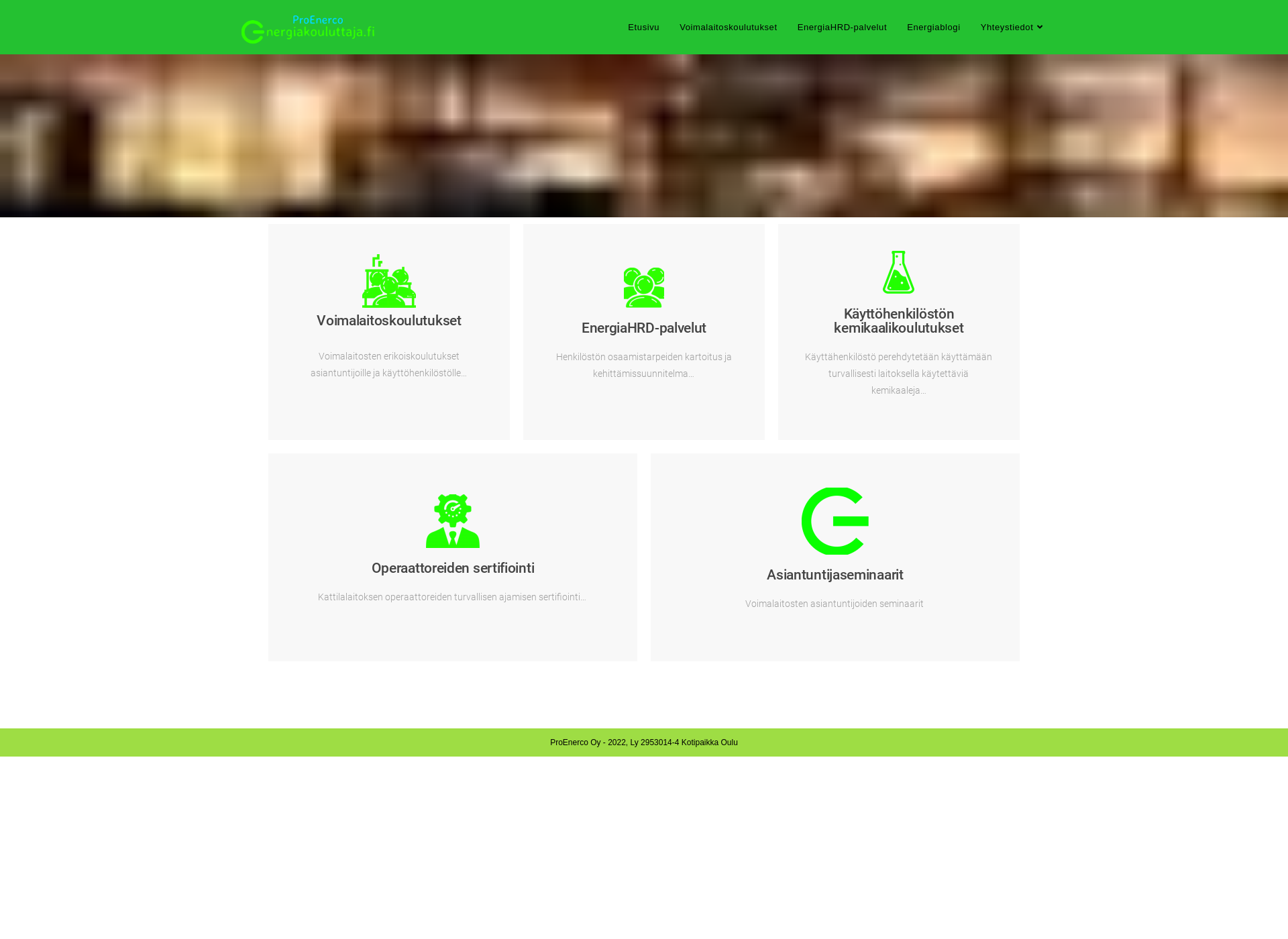 Screenshot for energiakouluttaja.fi