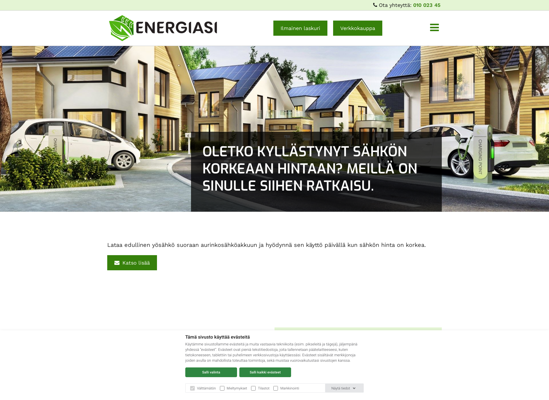 Screenshot for energiasi.fi