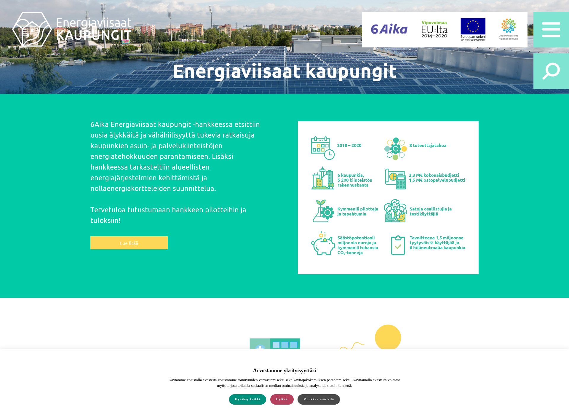 Näyttökuva energiaviisaat.fi