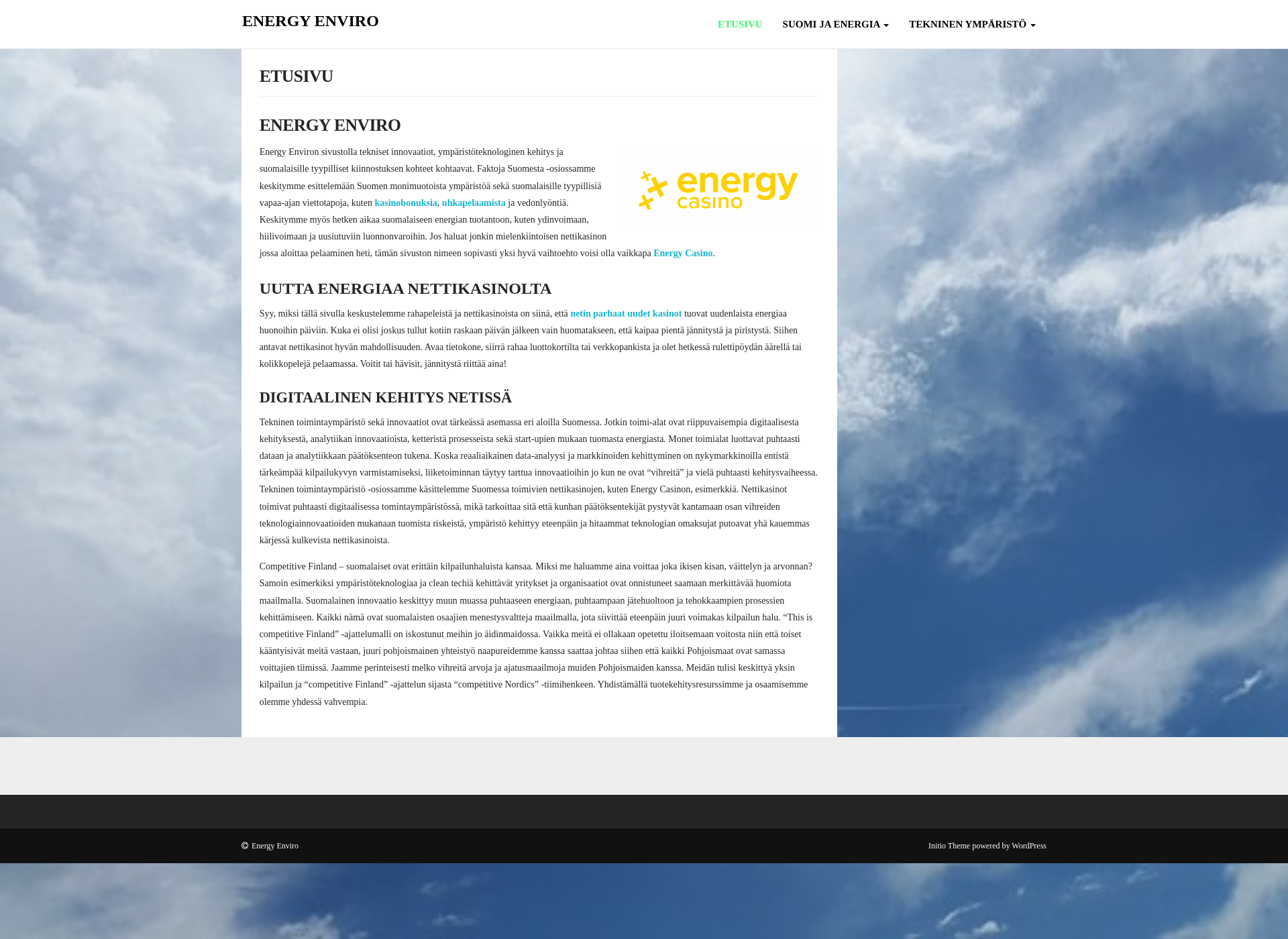 Screenshot for energy-enviro.fi