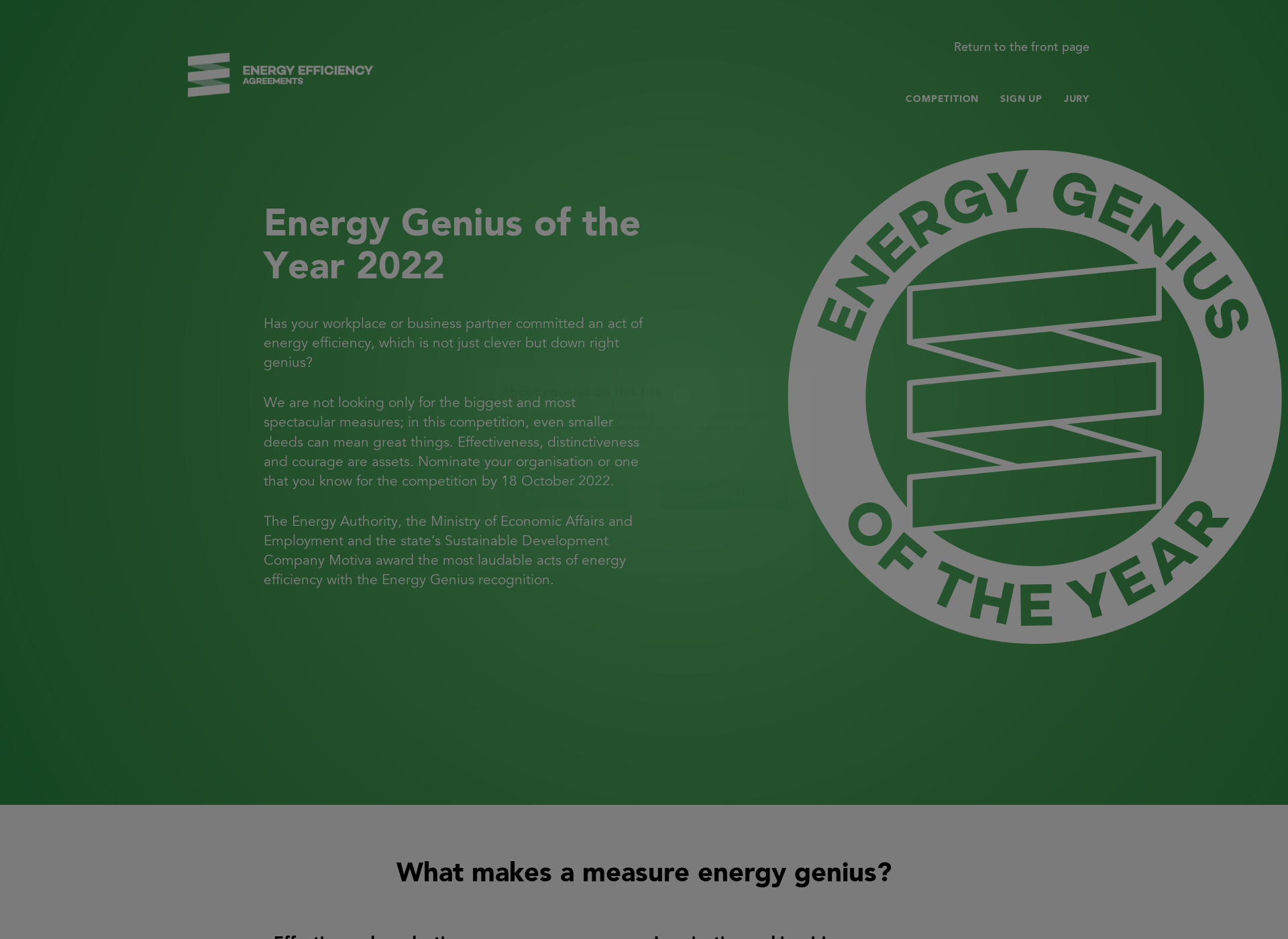 Screenshot for energygenius.fi