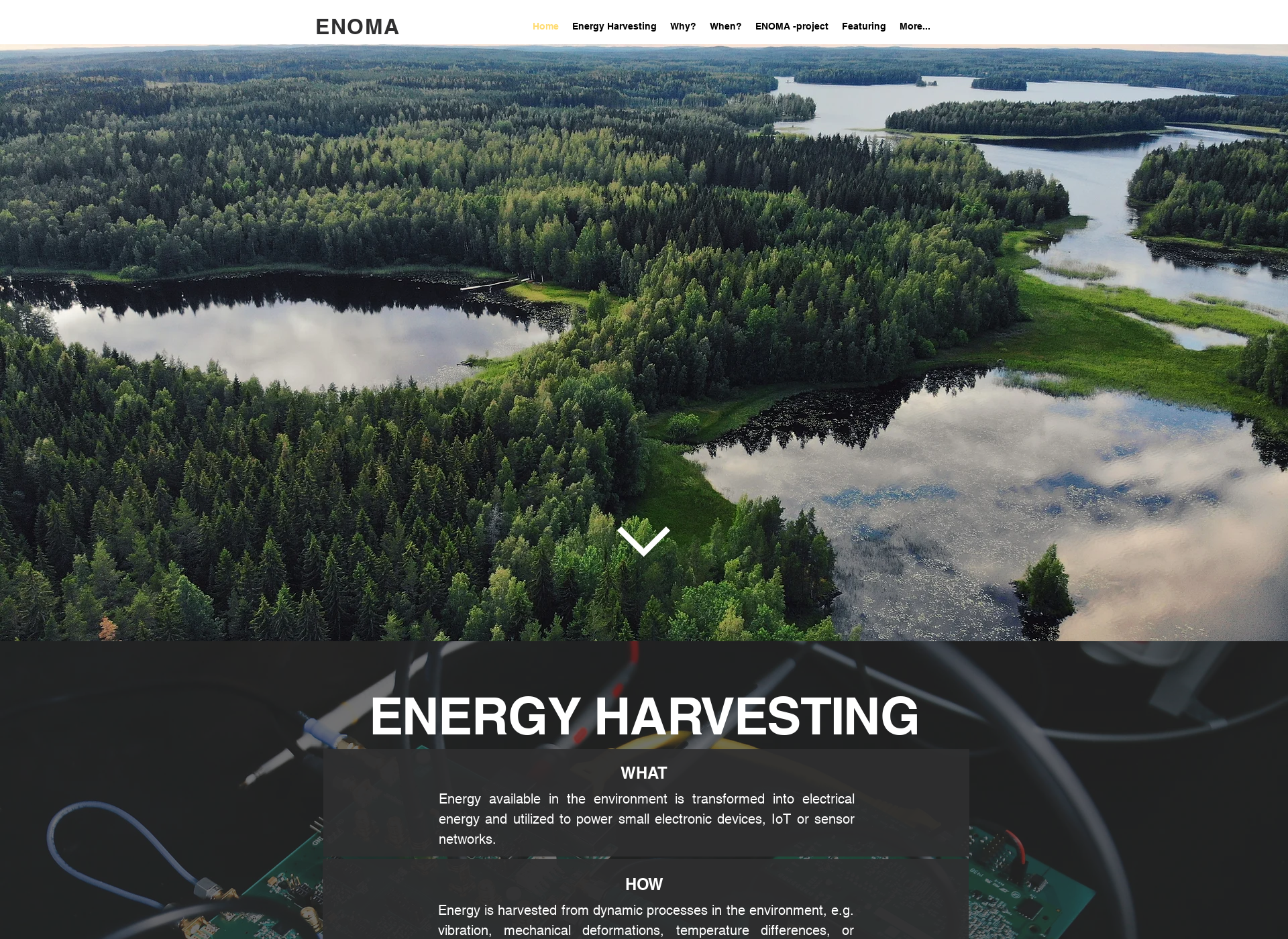 Screenshot for energyharvesting.fi