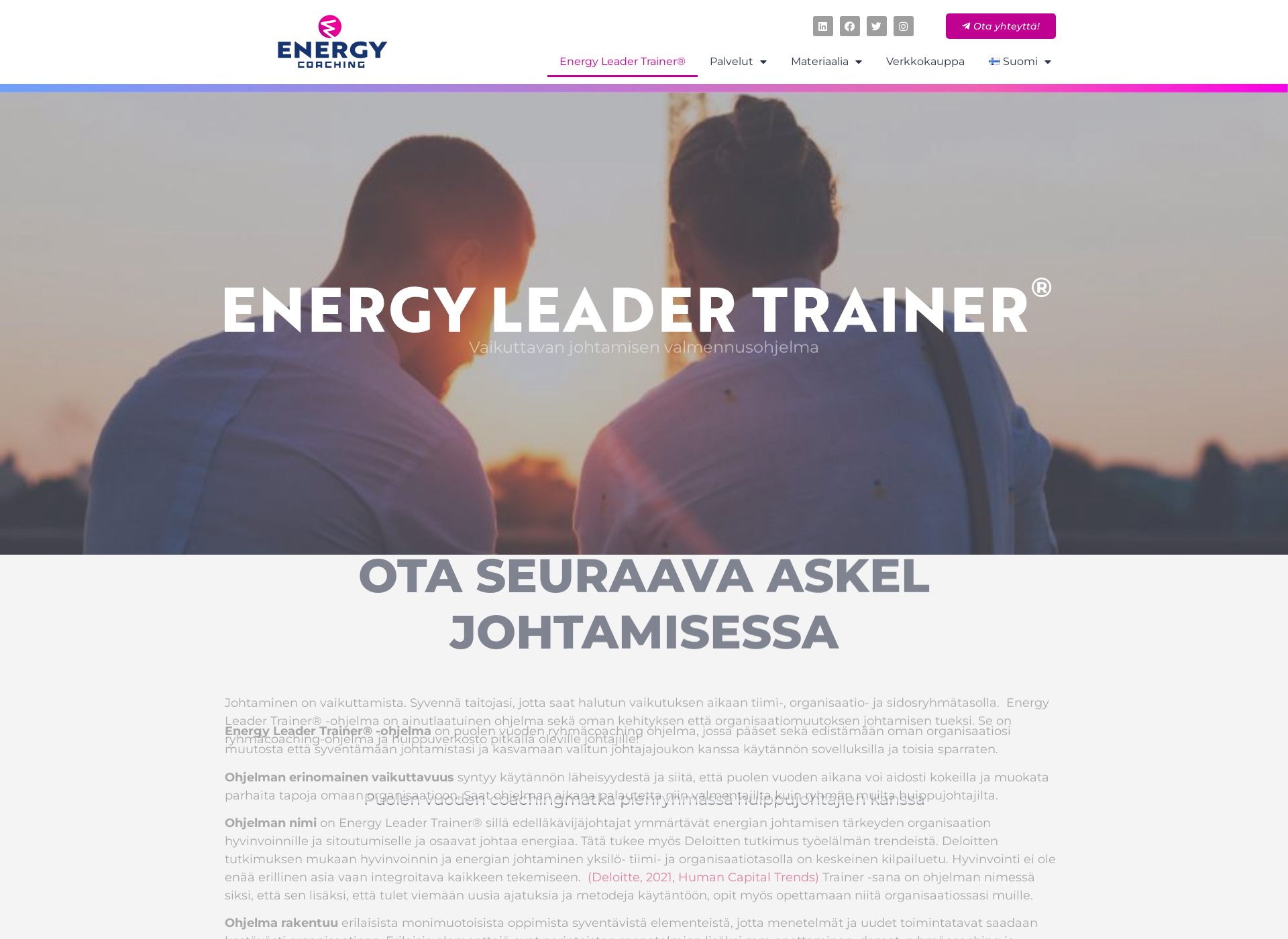 Näyttökuva energyleadertrainer.fi