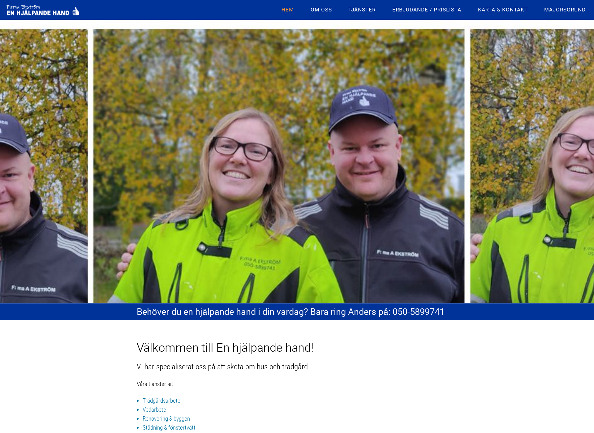 Screenshot for enhjalpandehand.fi