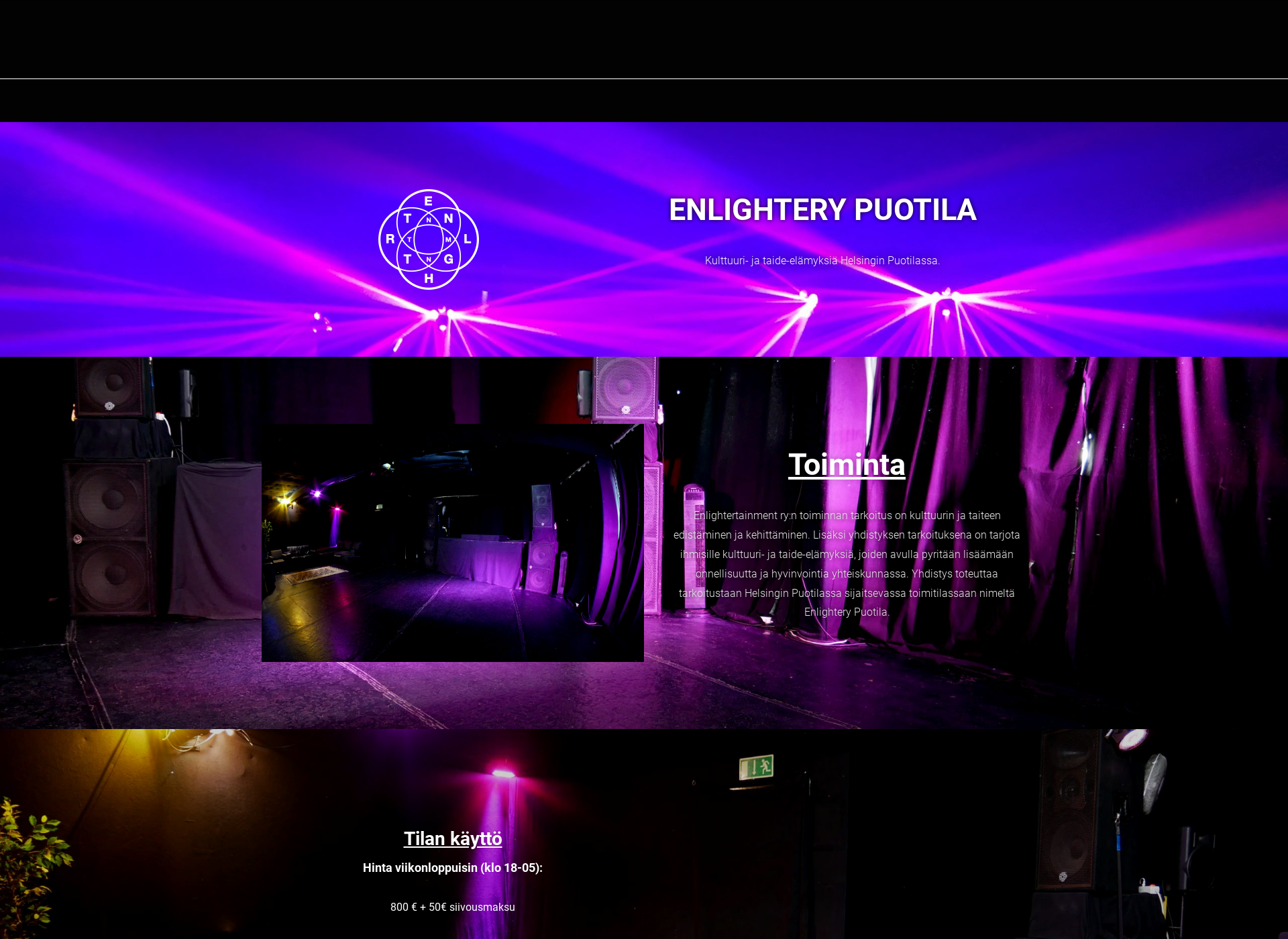 Screenshot for enlightery.fi