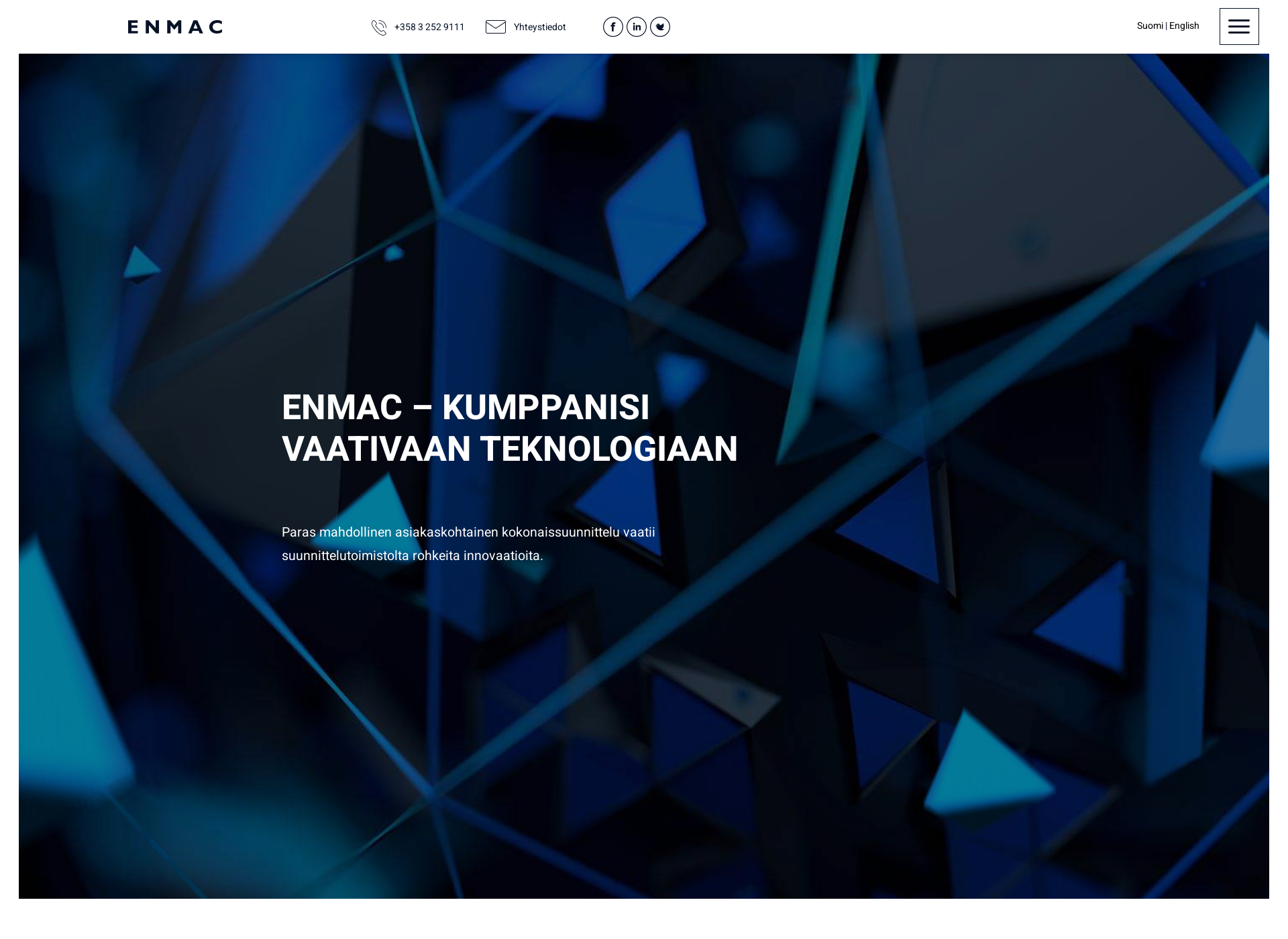 Skärmdump för enmac.fi