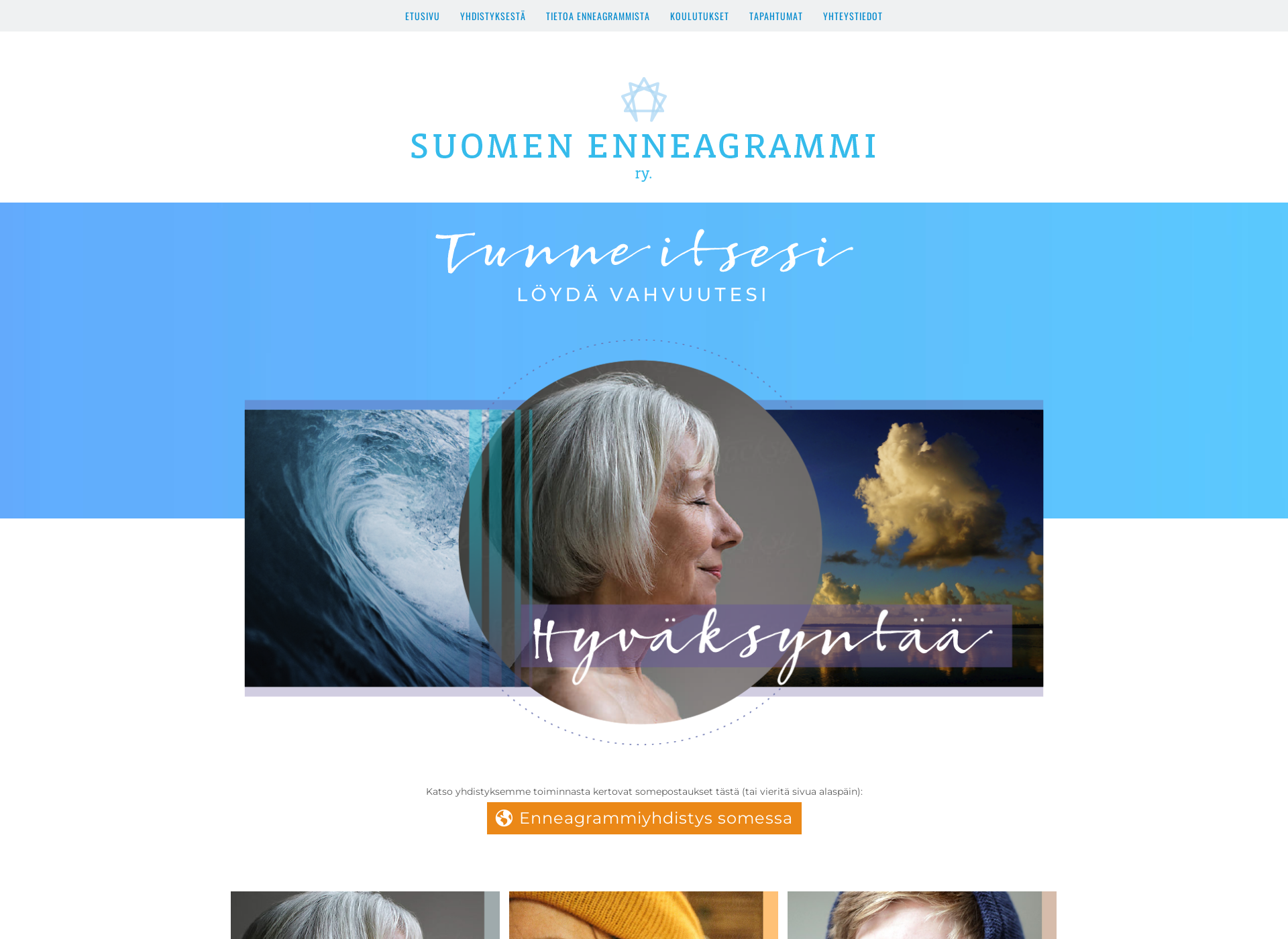 Skärmdump för enneagram.fi