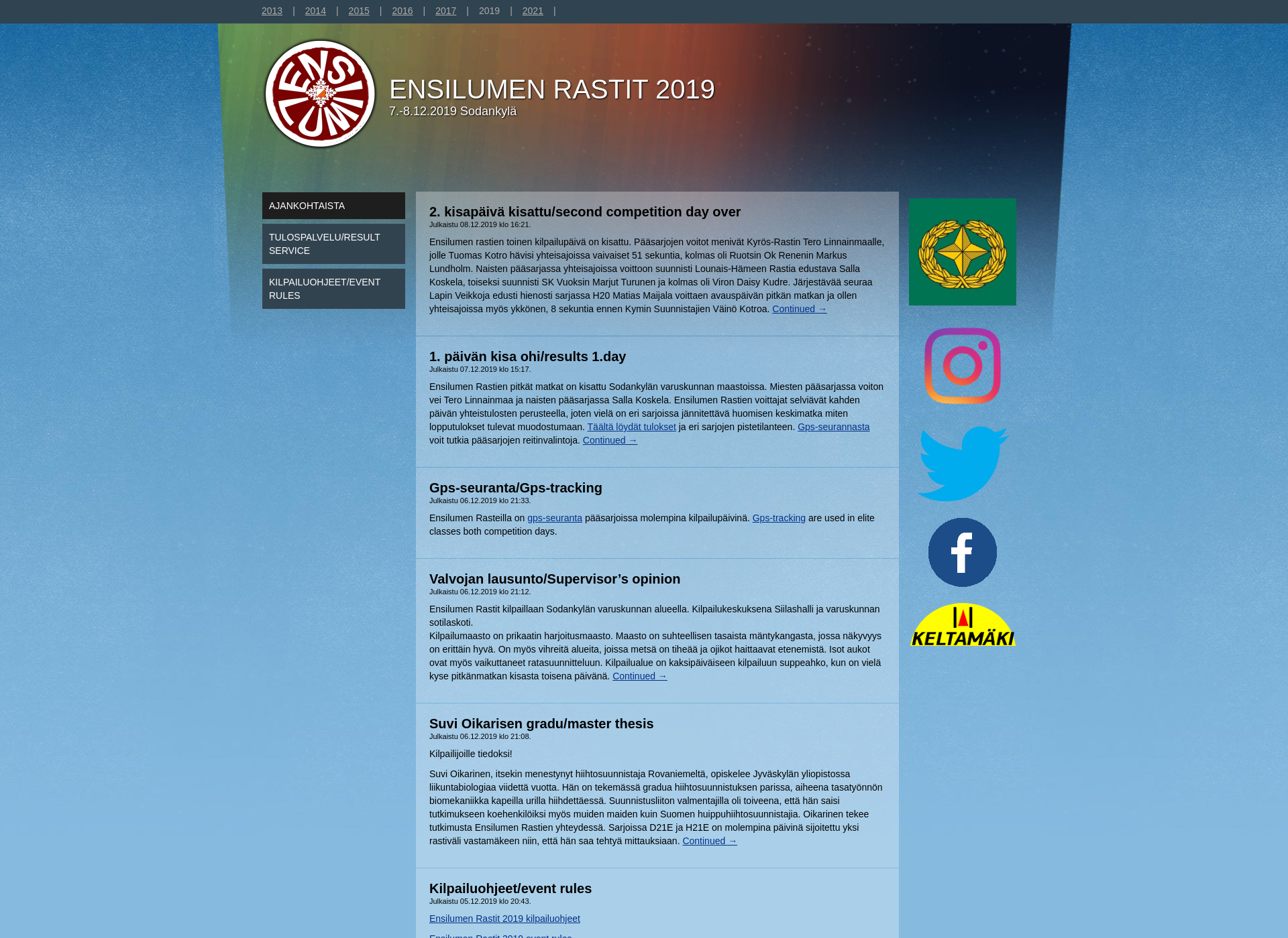 Screenshot for ensilumenrastit.fi