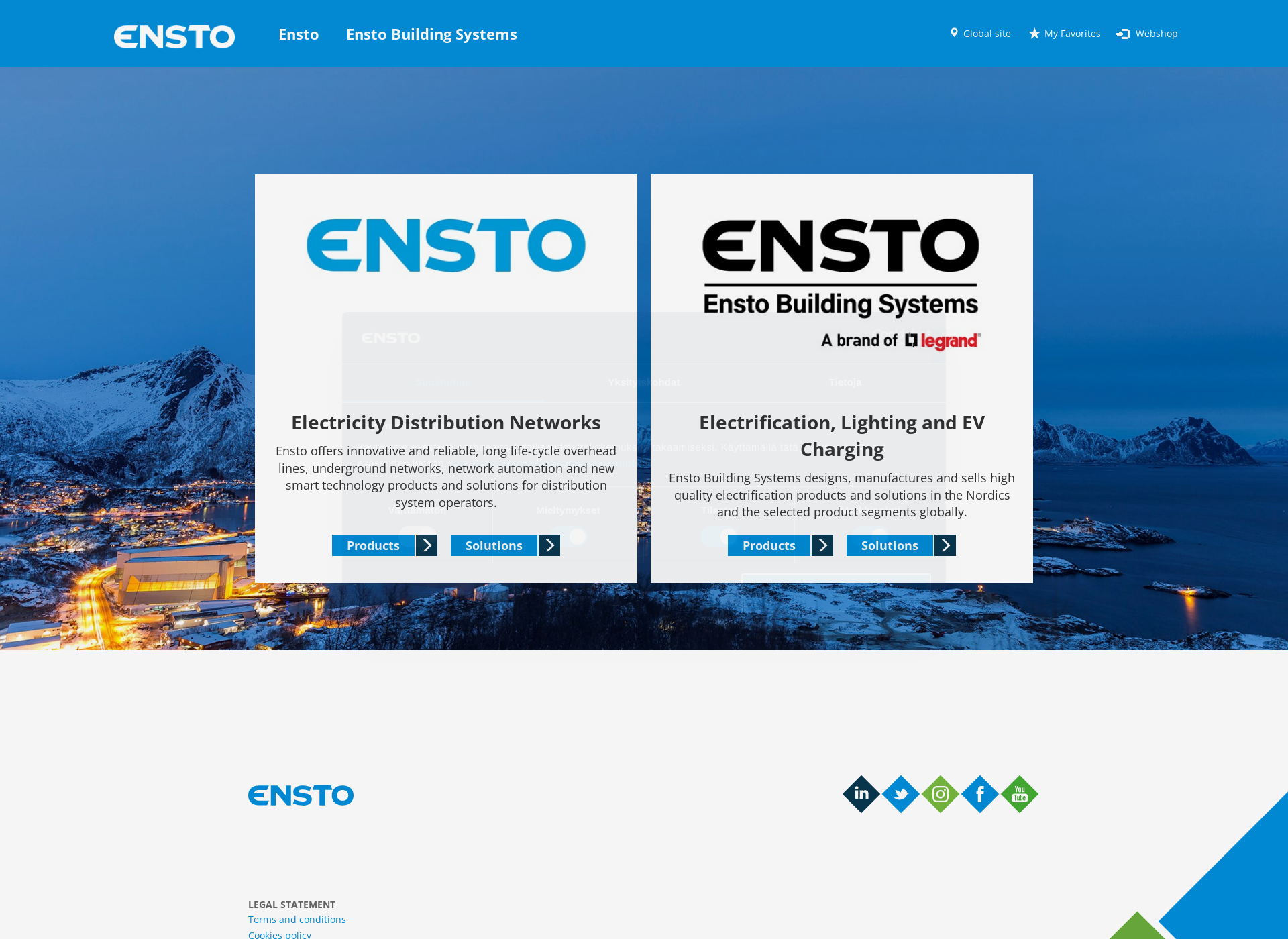 Screenshot for enstointro.fi