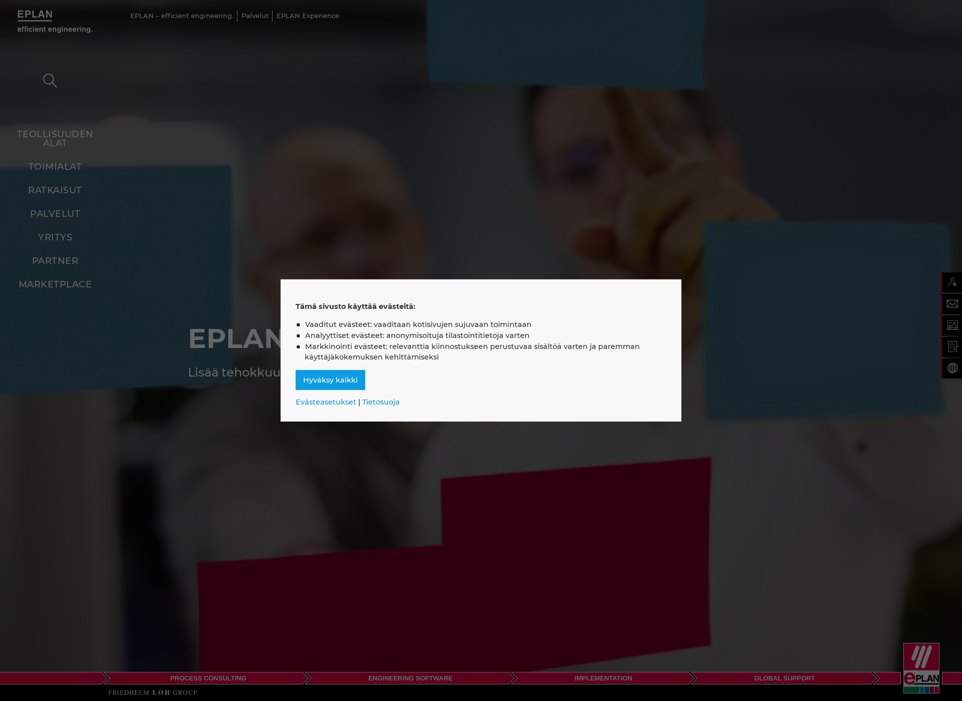 Skärmdump för eplanexperience.fi
