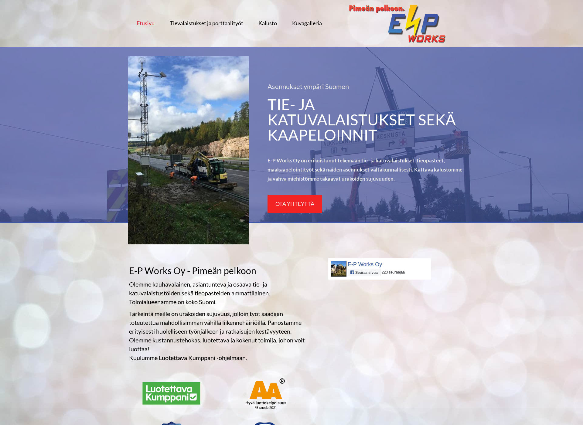 Screenshot for epworks.fi