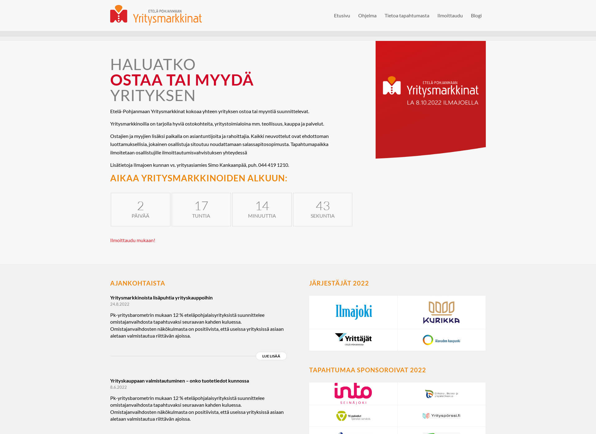 Screenshot for epyritysmarkkinat.fi