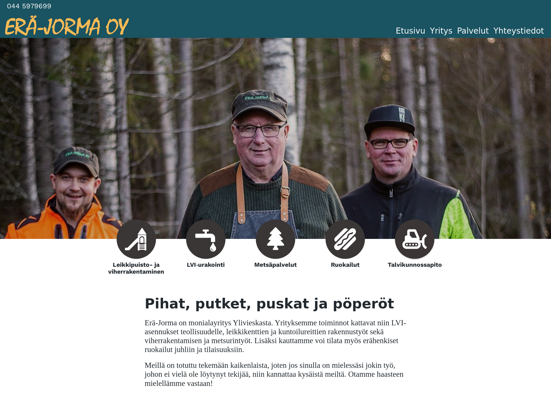 Skärmdump för era-jorma.fi