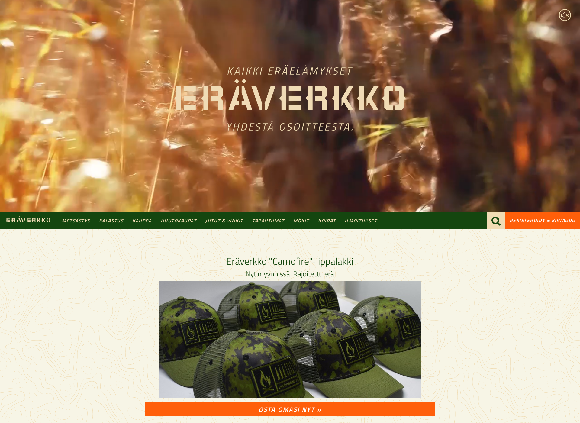 Screenshot for eraverkko.fi