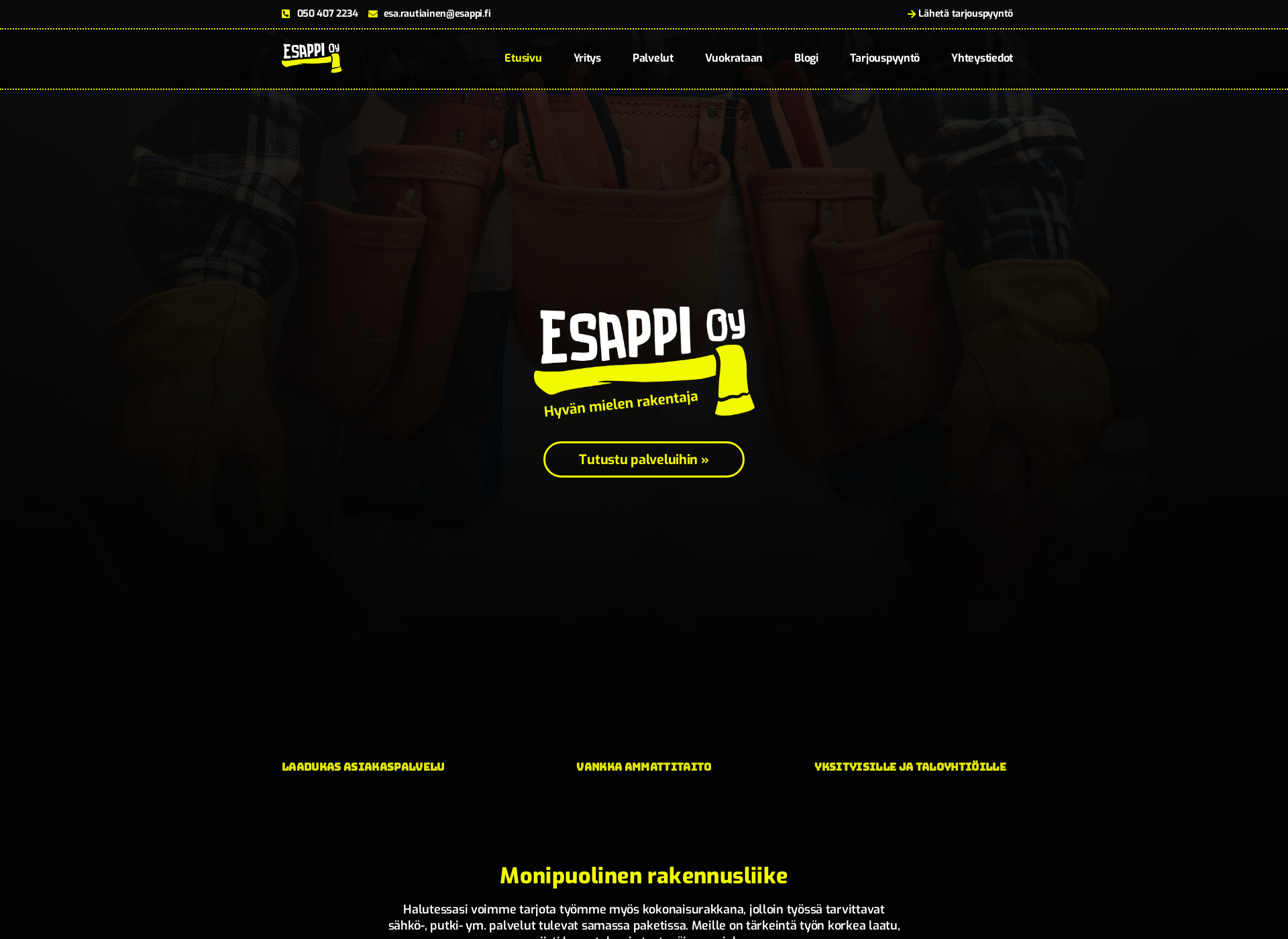 Screenshot for esappi.fi