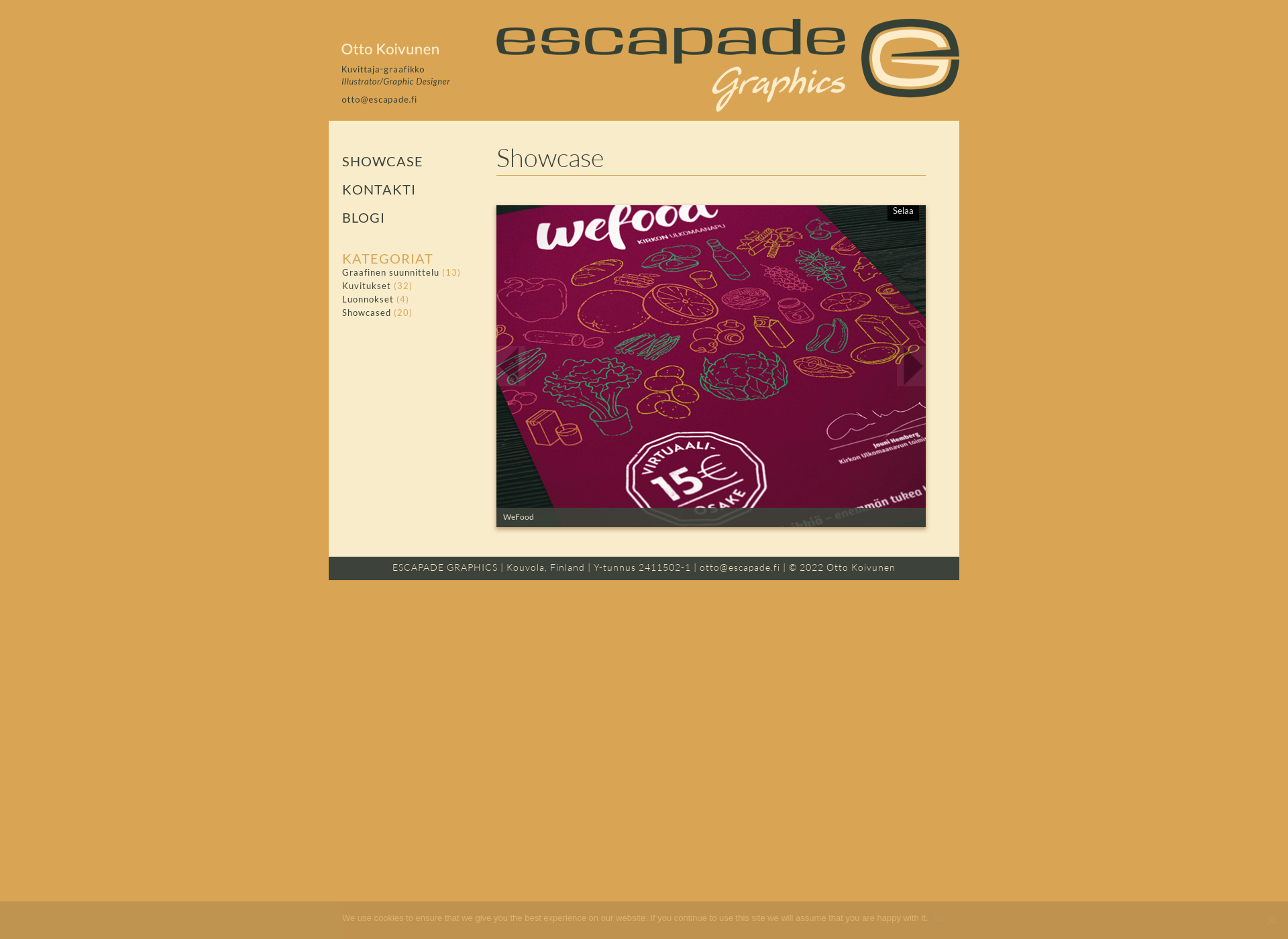 Screenshot for escapade.fi