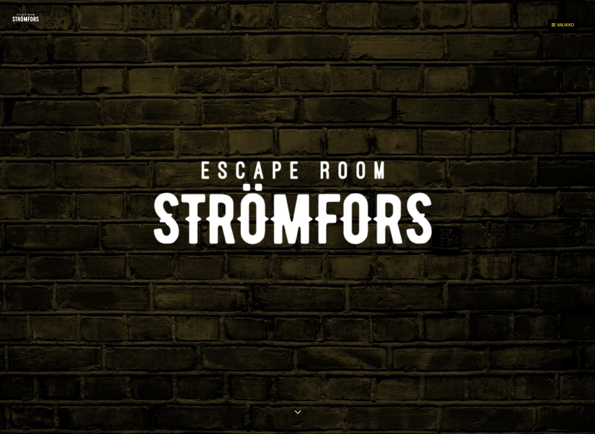 Skärmdump för escaperoomstromfors.fi