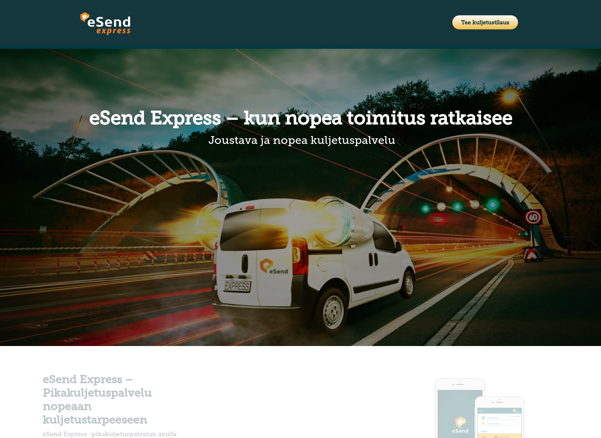 Screenshot for esendexpress.fi