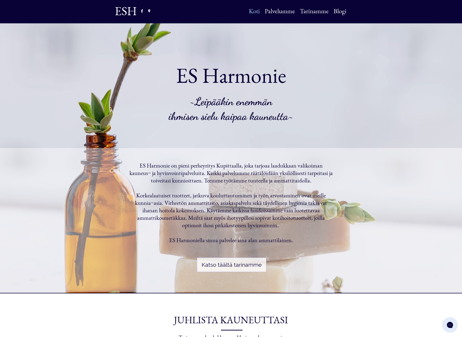 Screenshot for esharmonie.fi
