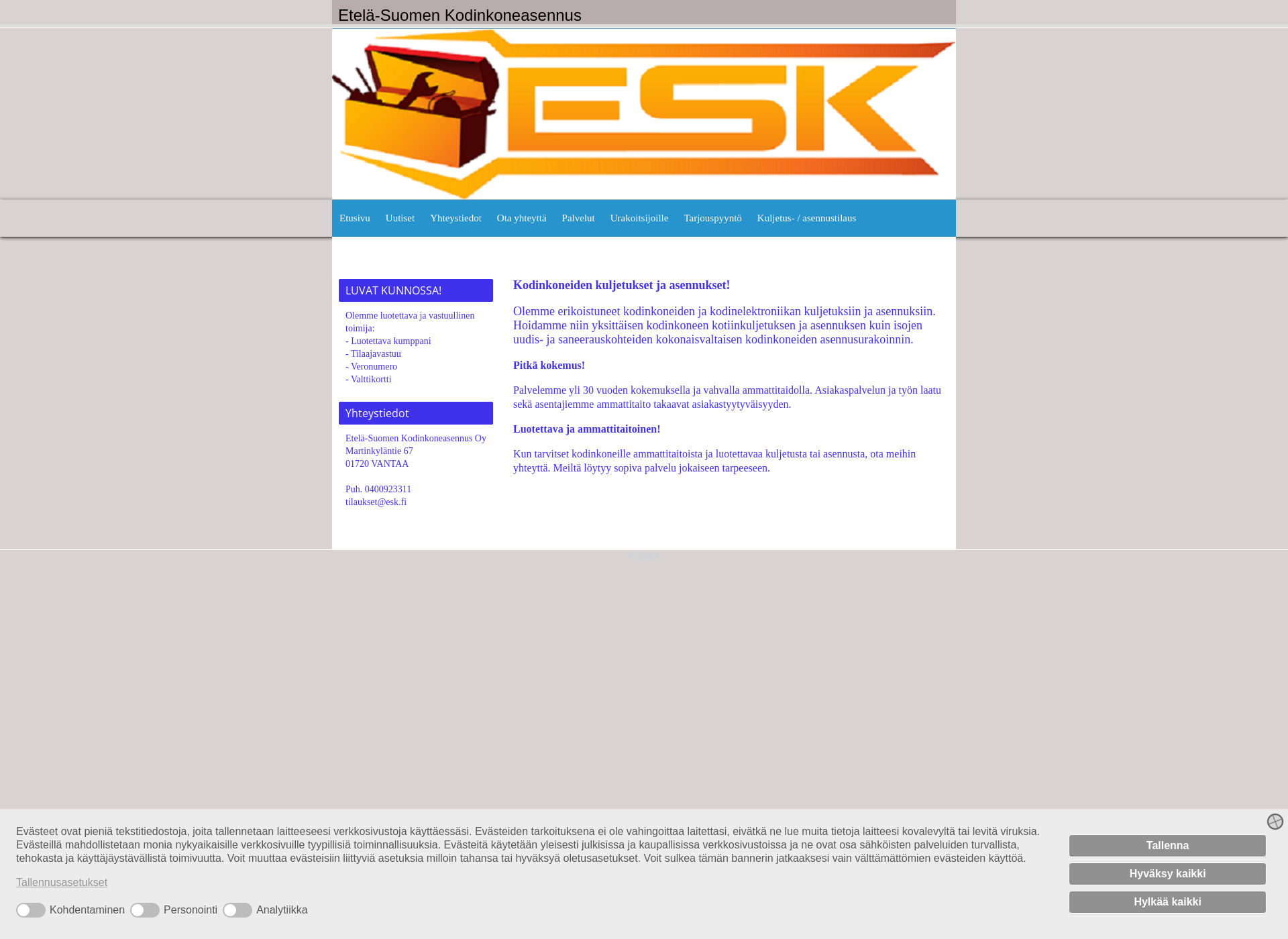 Screenshot for esk.fi