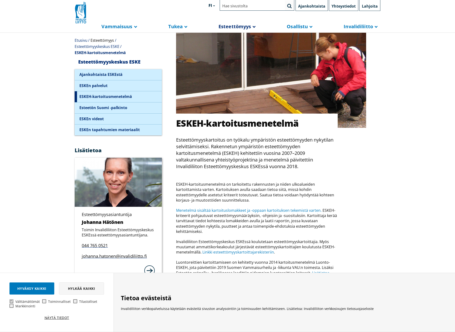 Screenshot for eskeh.fi