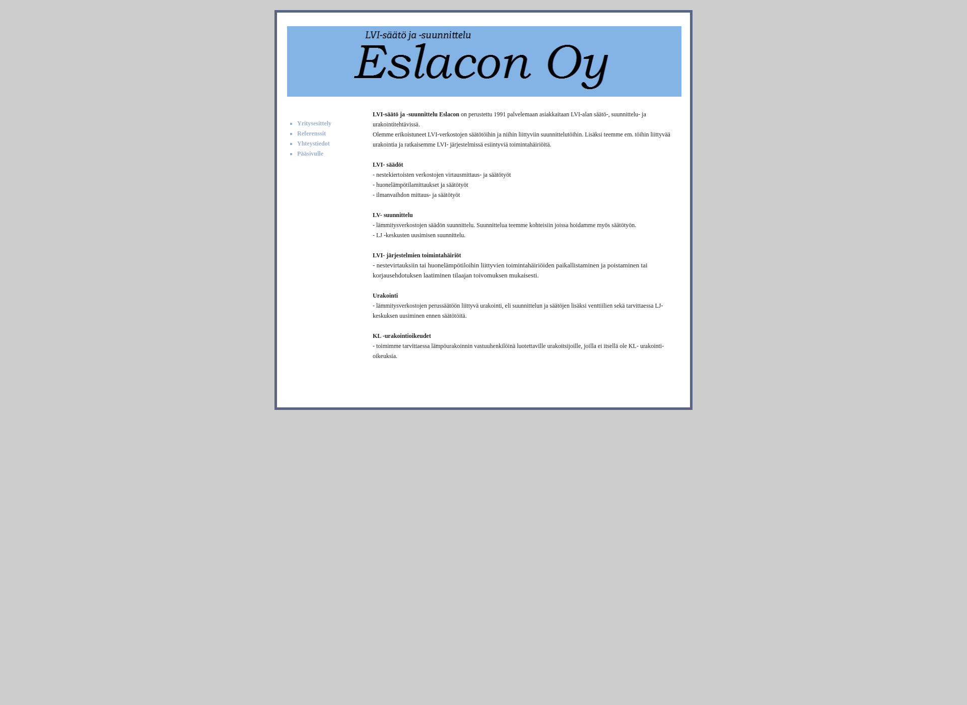 Screenshot for eslacon.fi