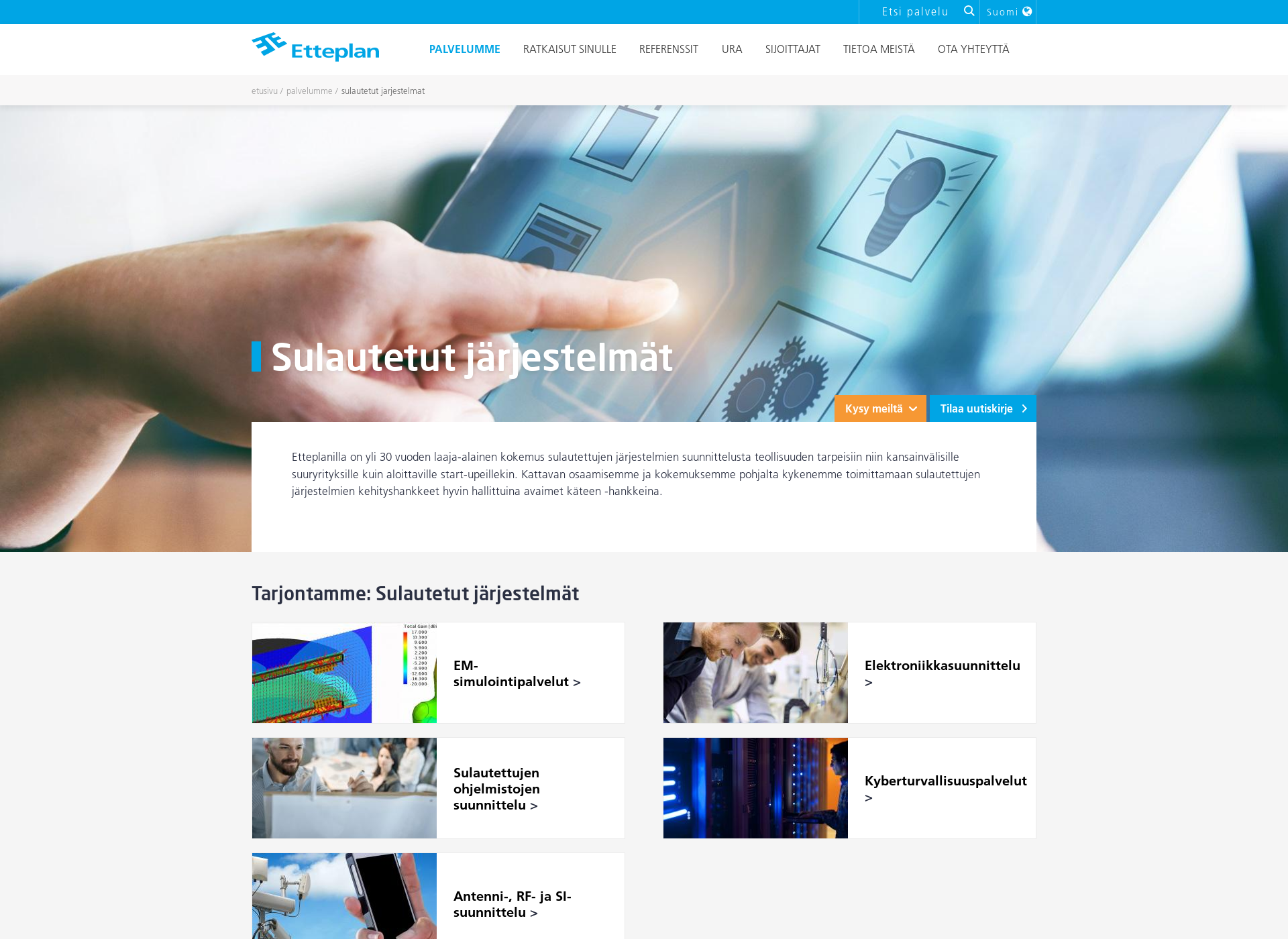 Screenshot for espotel.fi