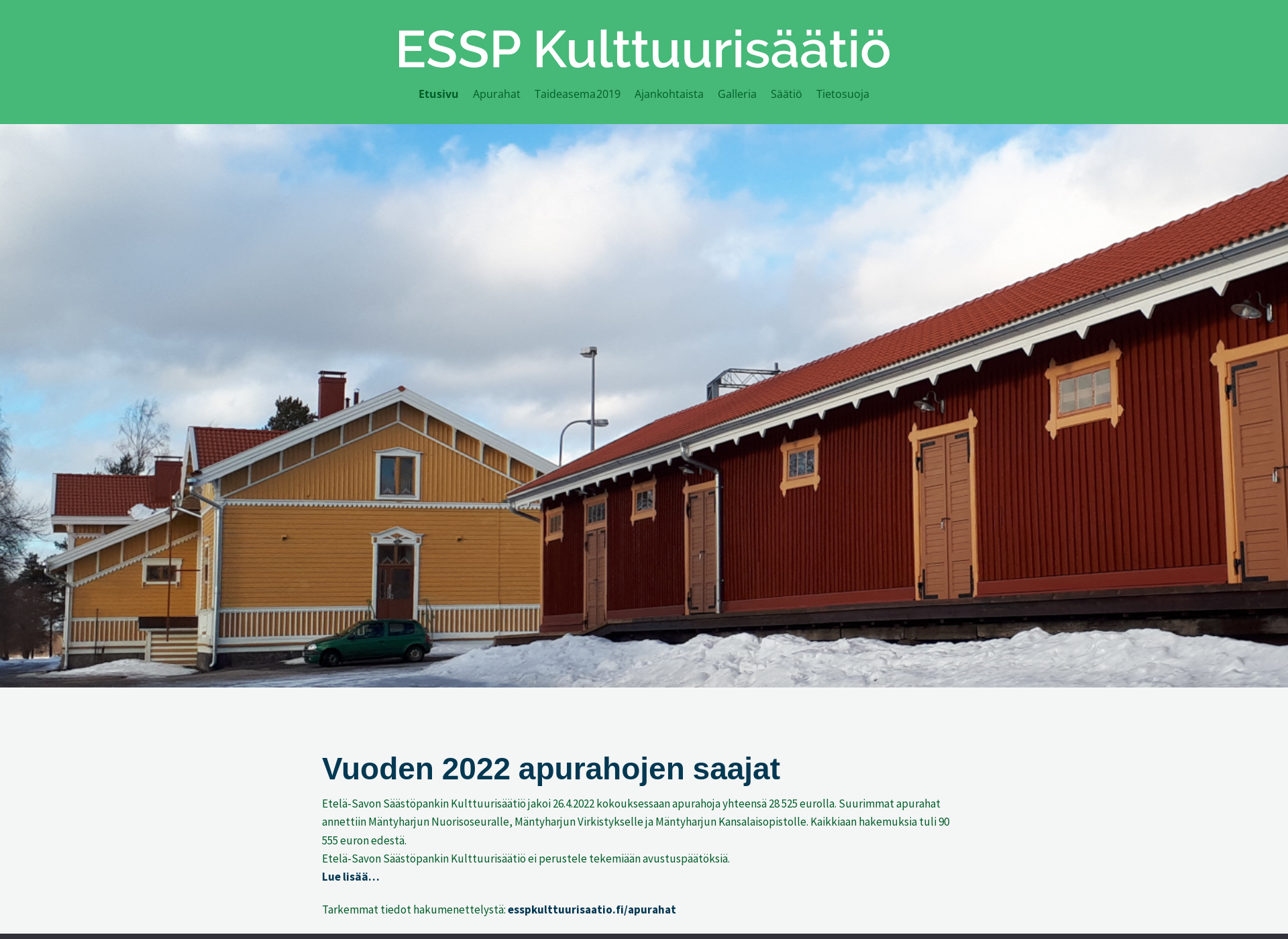 Screenshot for esspkulttuurisaatio.fi