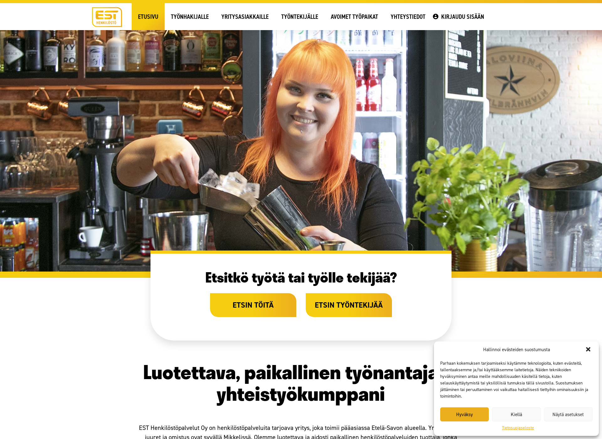 Screenshot for esthenkilosto.fi