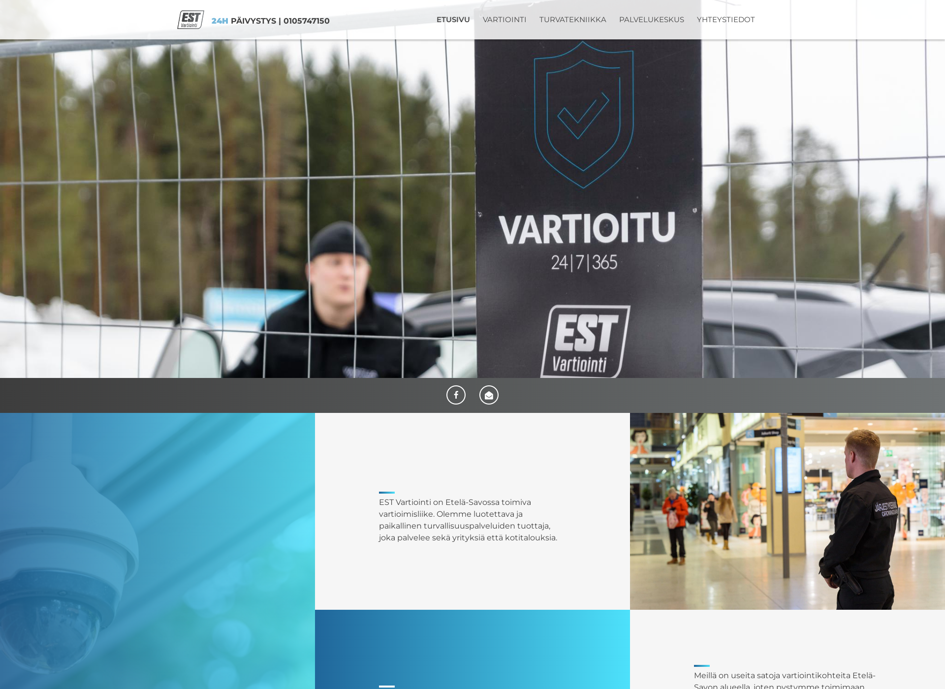 Skärmdump för estvartiointi.fi