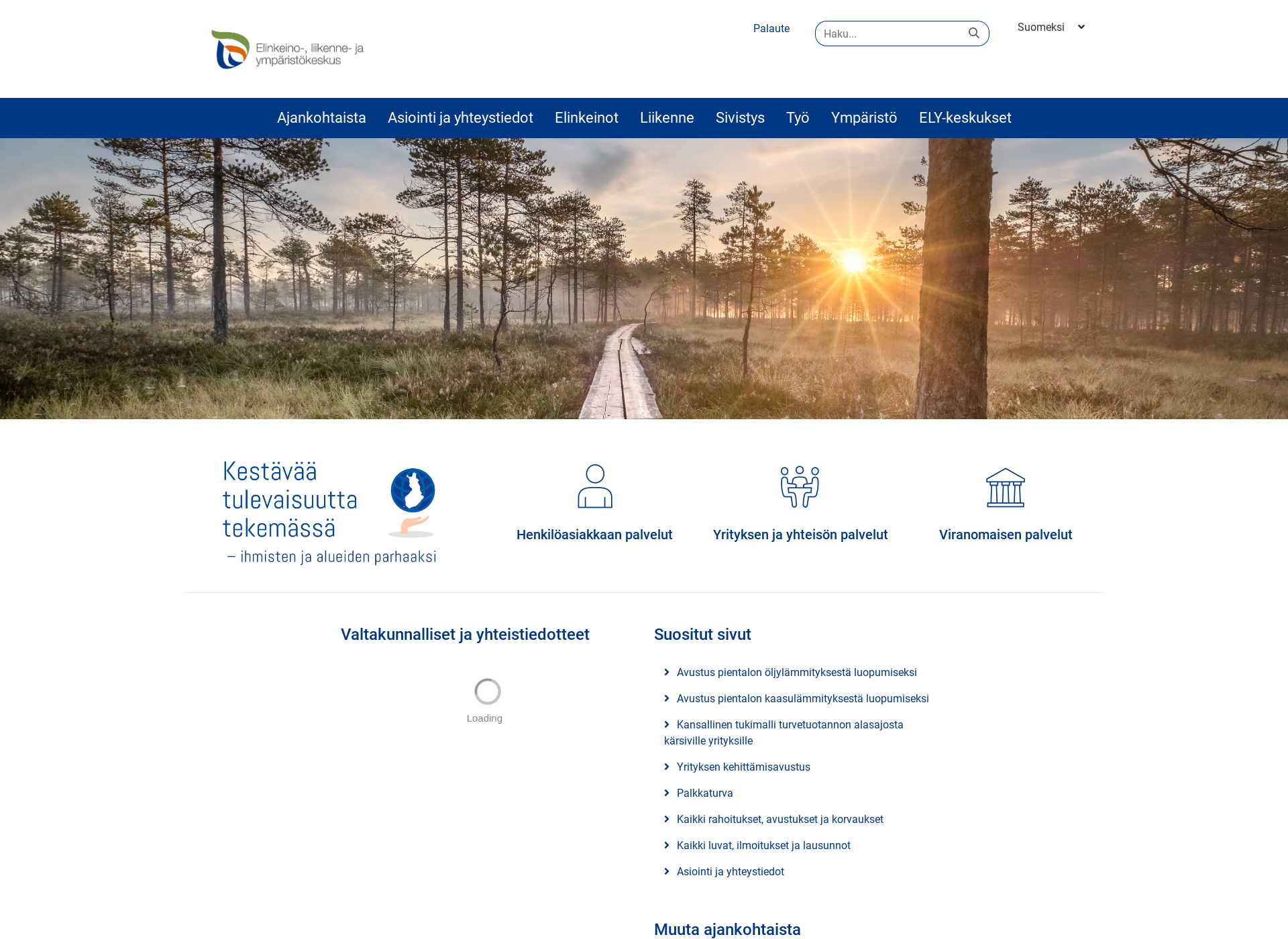 Screenshot for ete-centre.fi