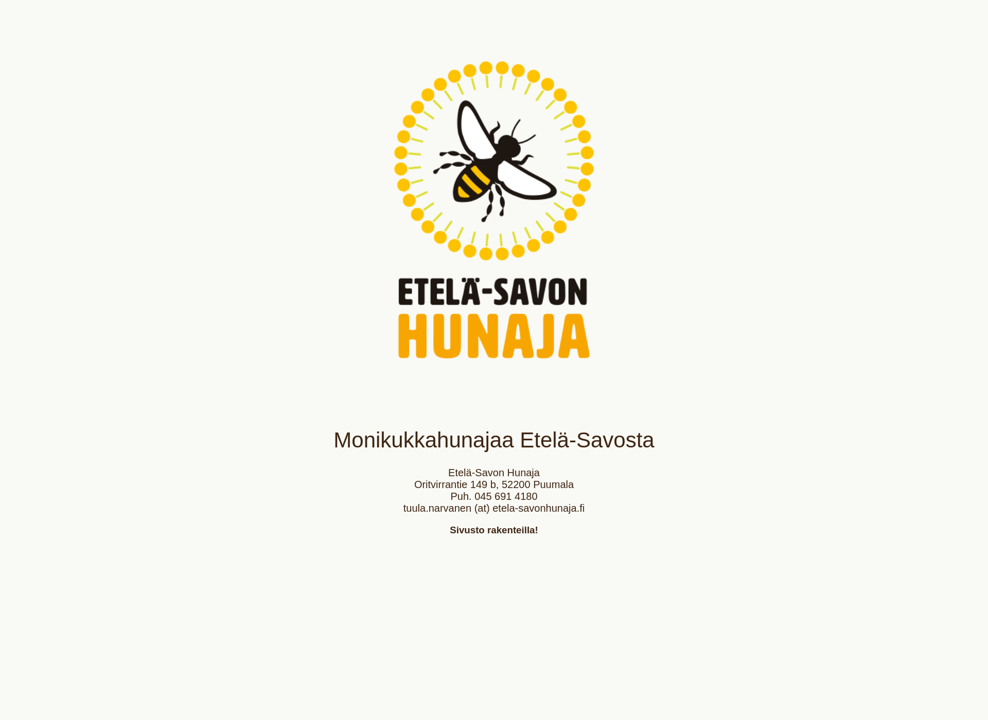 Skärmdump för etela-savonhunaja.fi