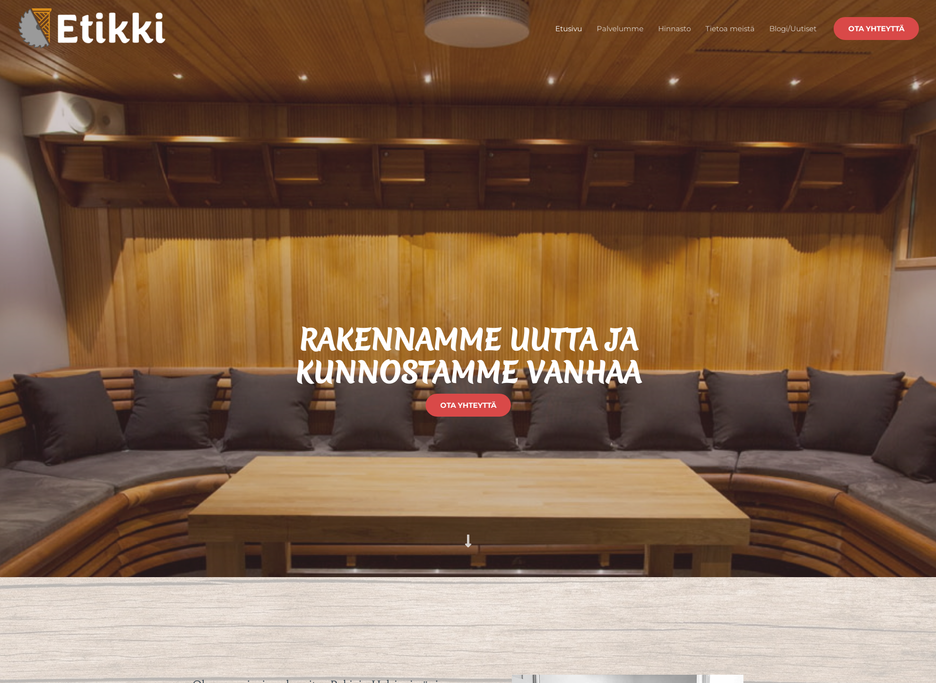 Skärmdump för etikki.fi