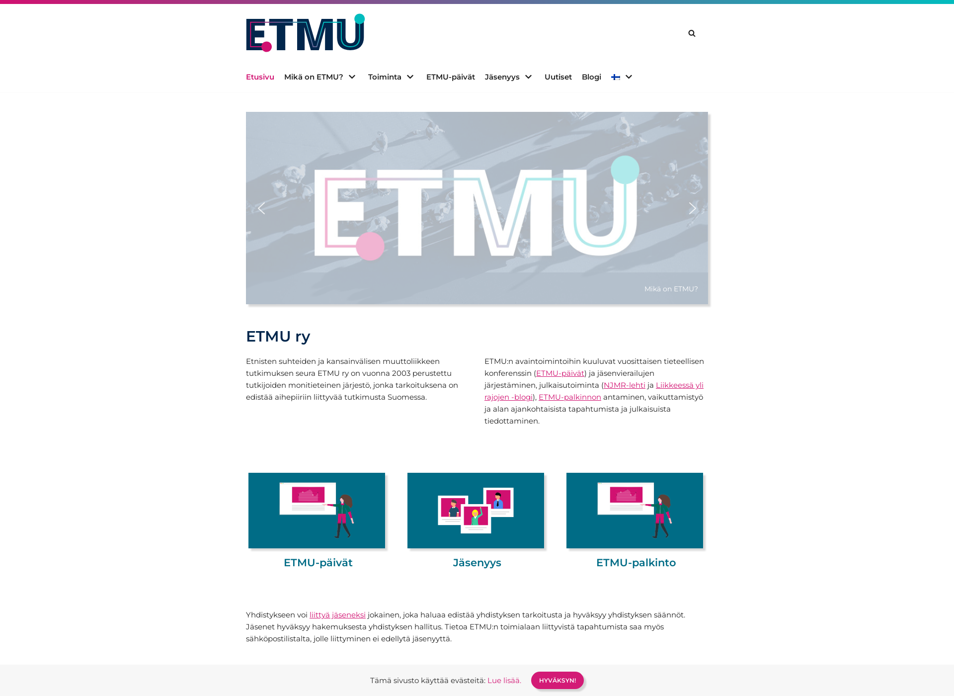 Screenshot for etmu.fi