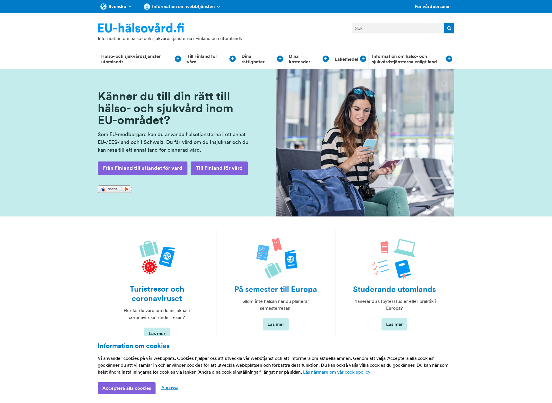 Screenshot for euhalsovard.fi