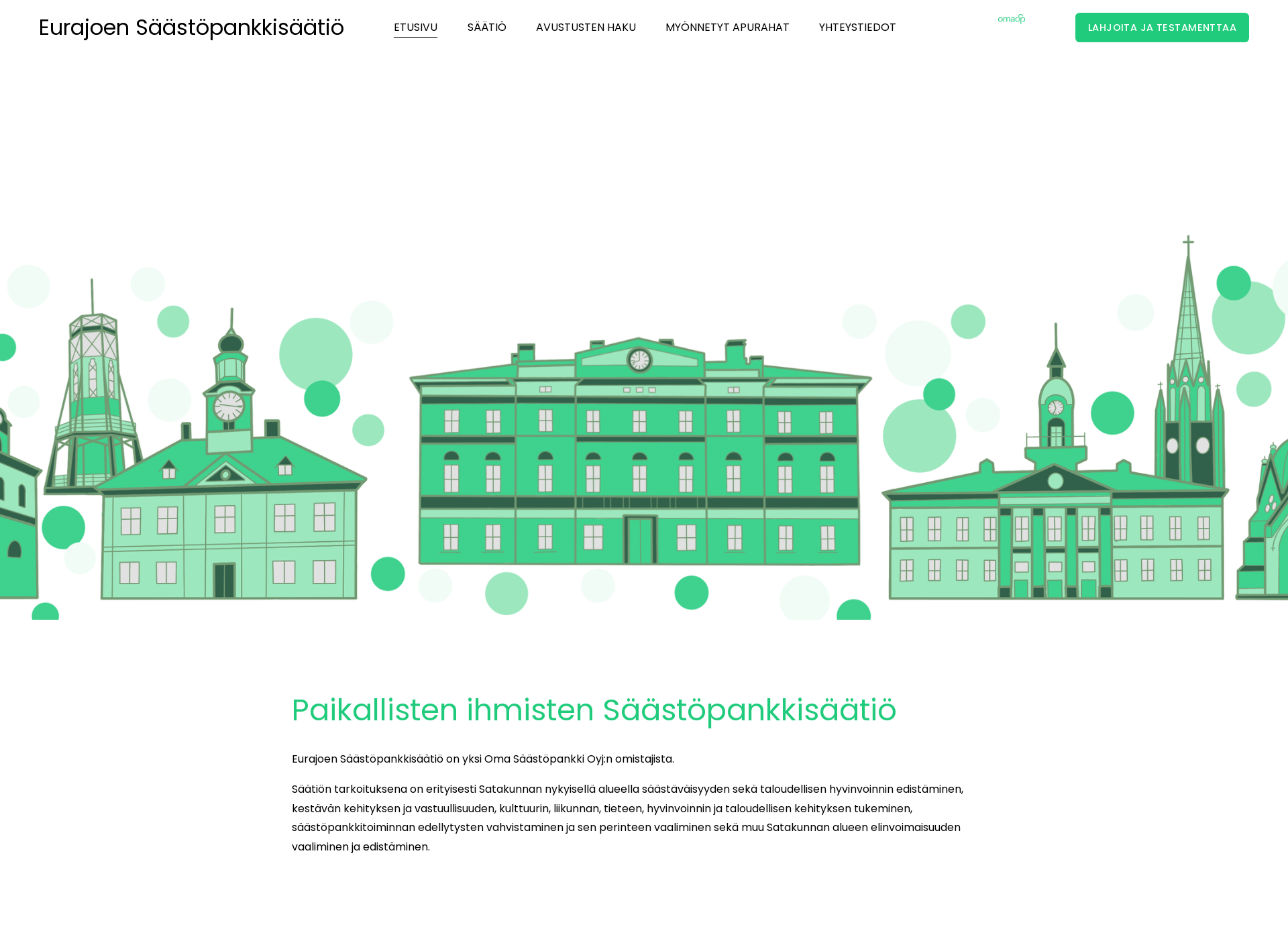 Screenshot for eurajoenspsaatio.fi