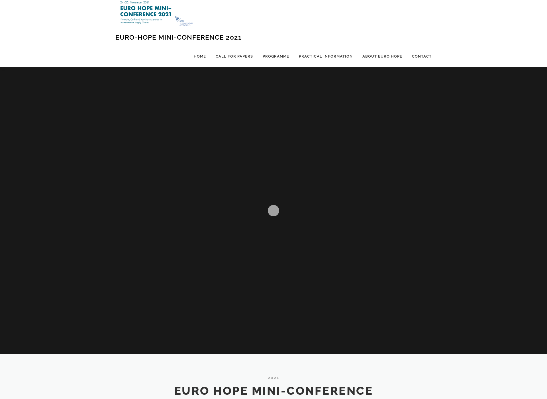 Skärmdump för euro-hope2021.fi