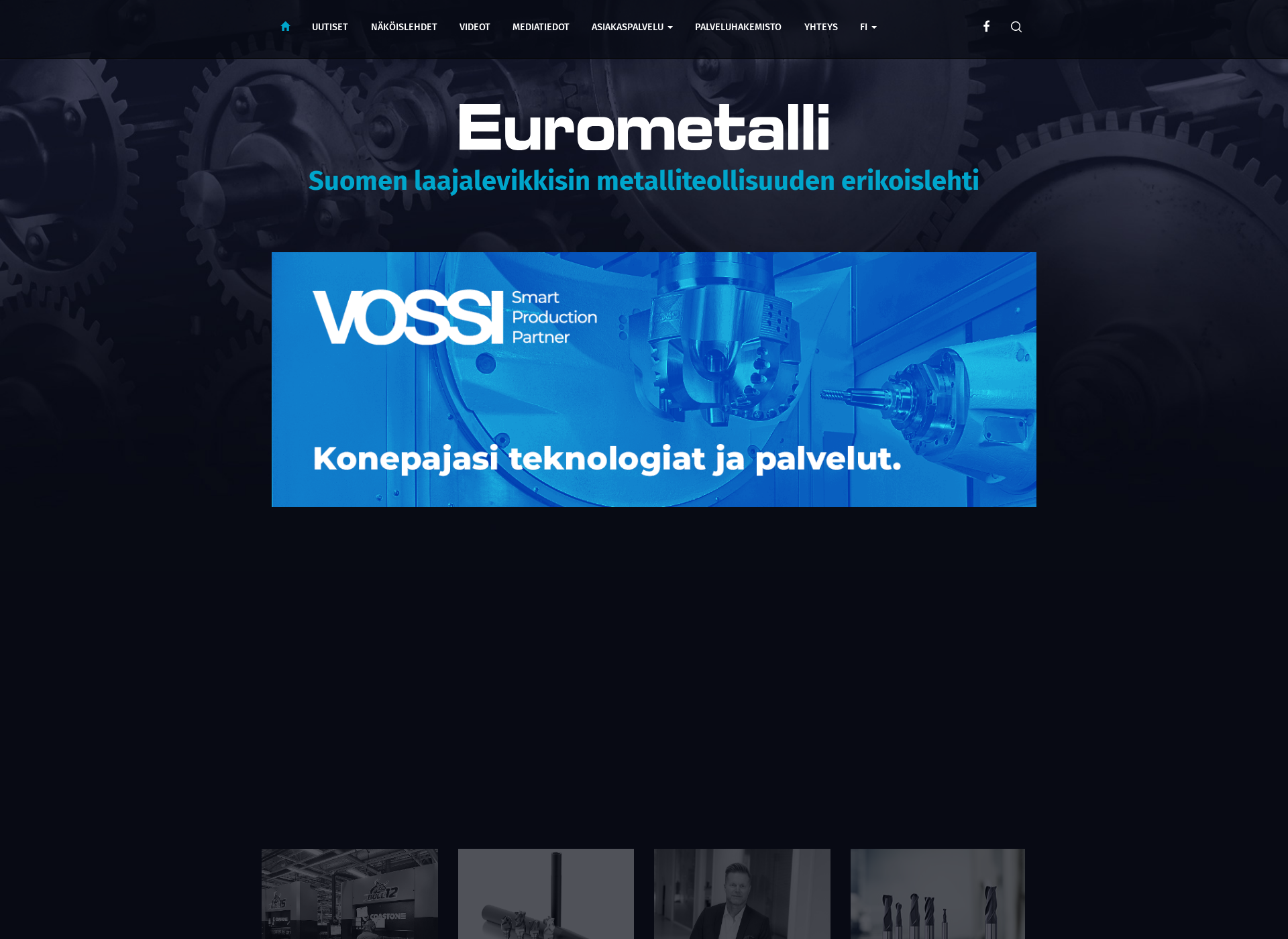 Skärmdump för eurometalli.fi