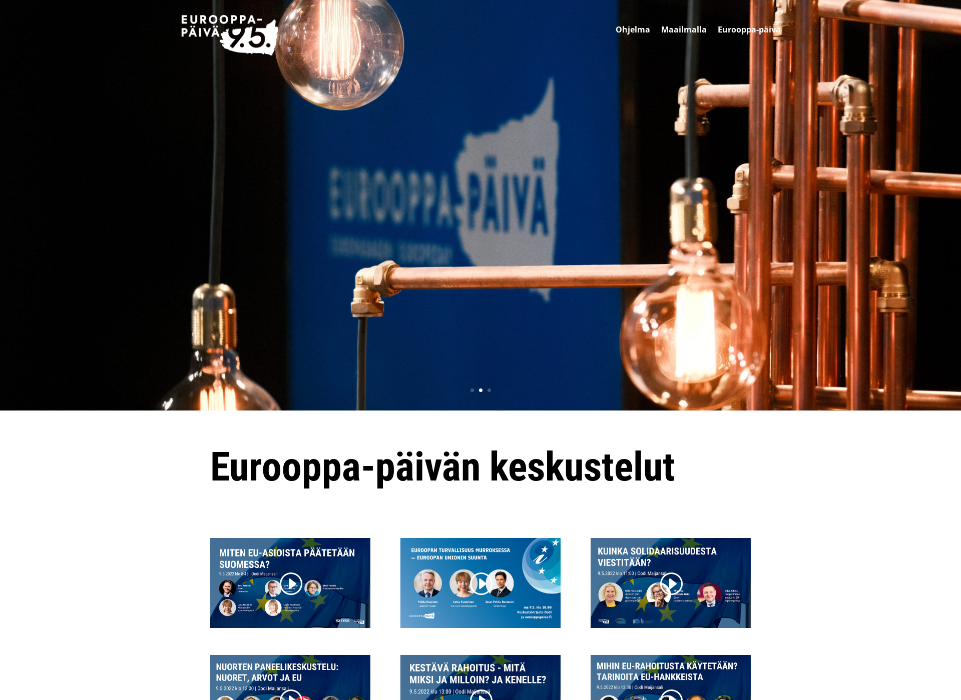 Screenshot for eurooppapaiva.fi